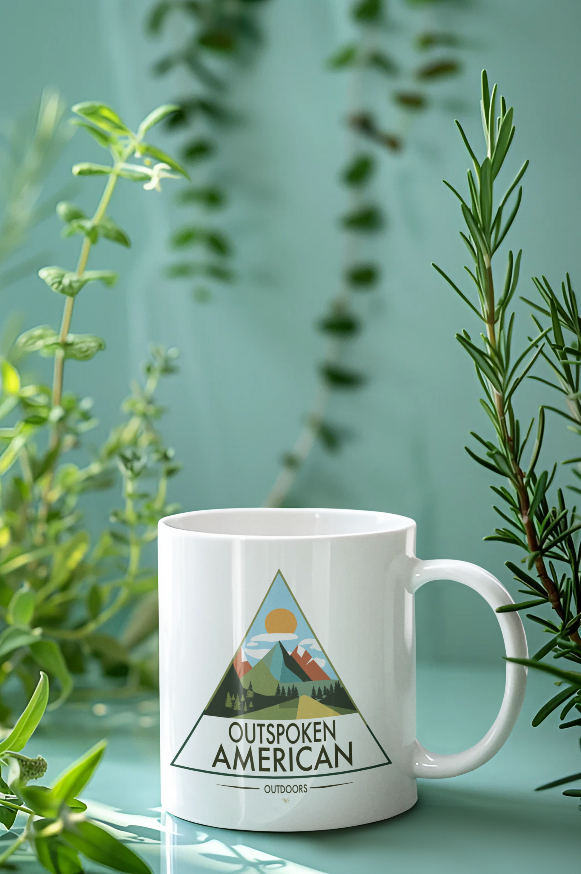 Outspoken American Outdoors (MONROE Design) Mug