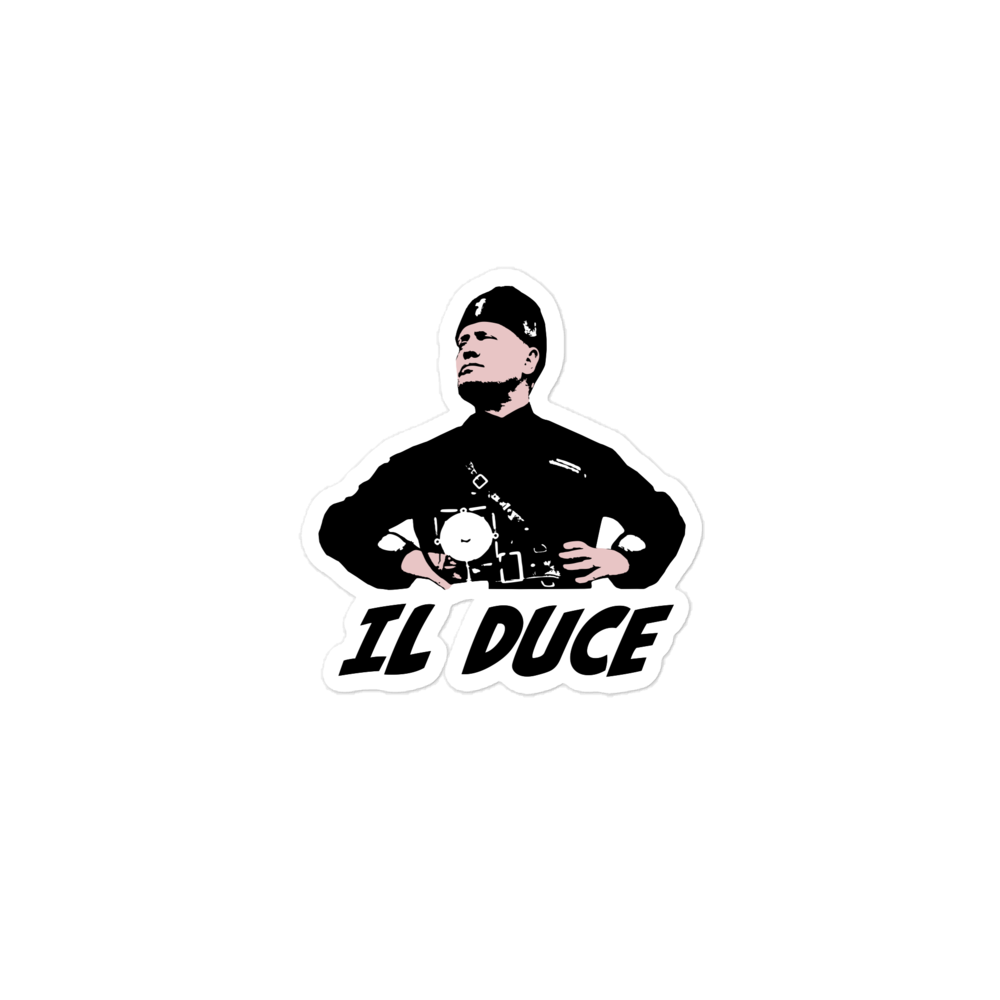 IL DUCE Bubble-free Sticker