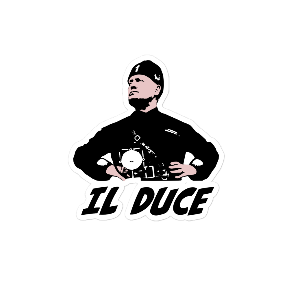 IL DUCE Bubble-free Sticker