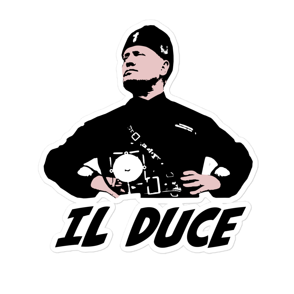 IL DUCE Bubble-free Sticker