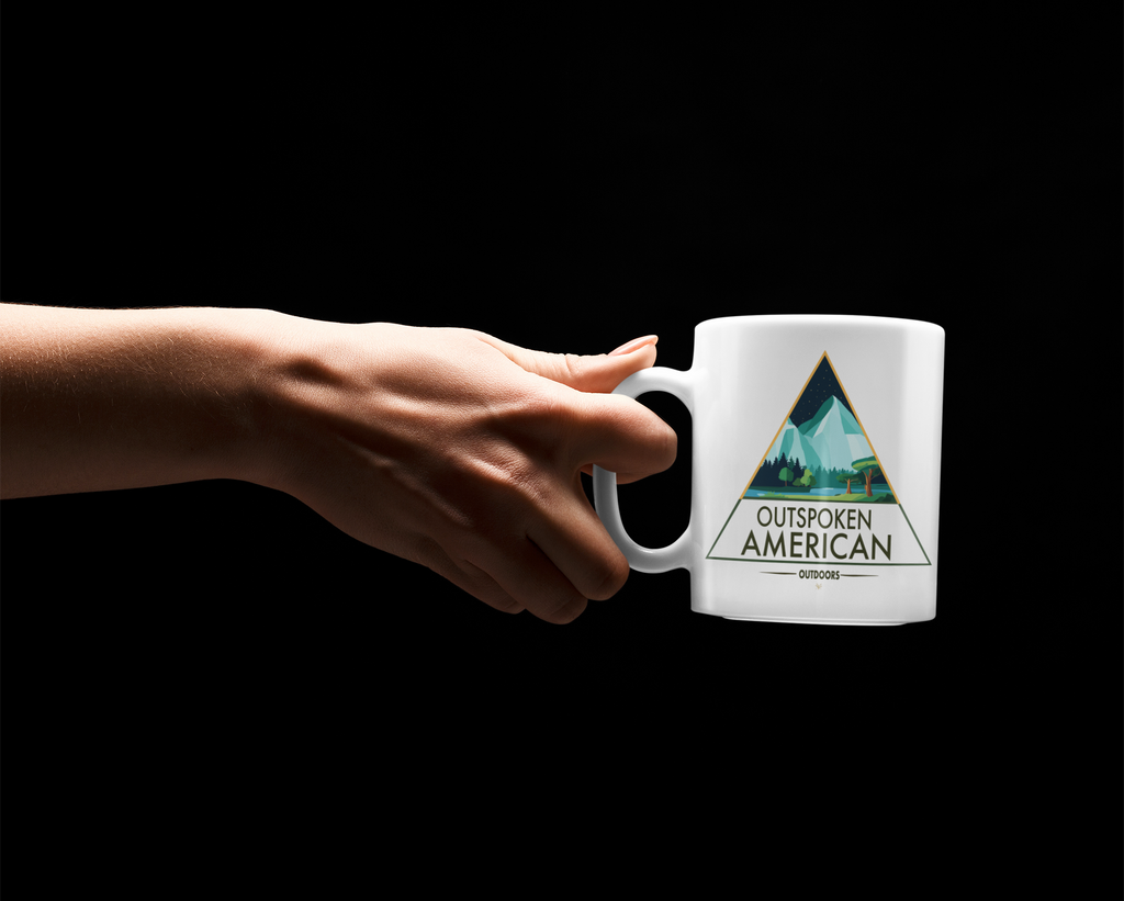 Outspoken American Outdoors (HAWKSBILL Design) Mug