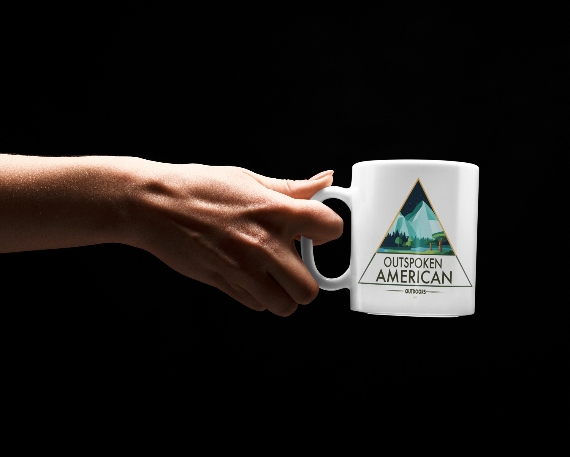 Outspoken American Outdoors (HAWKSBILL Design) Mug