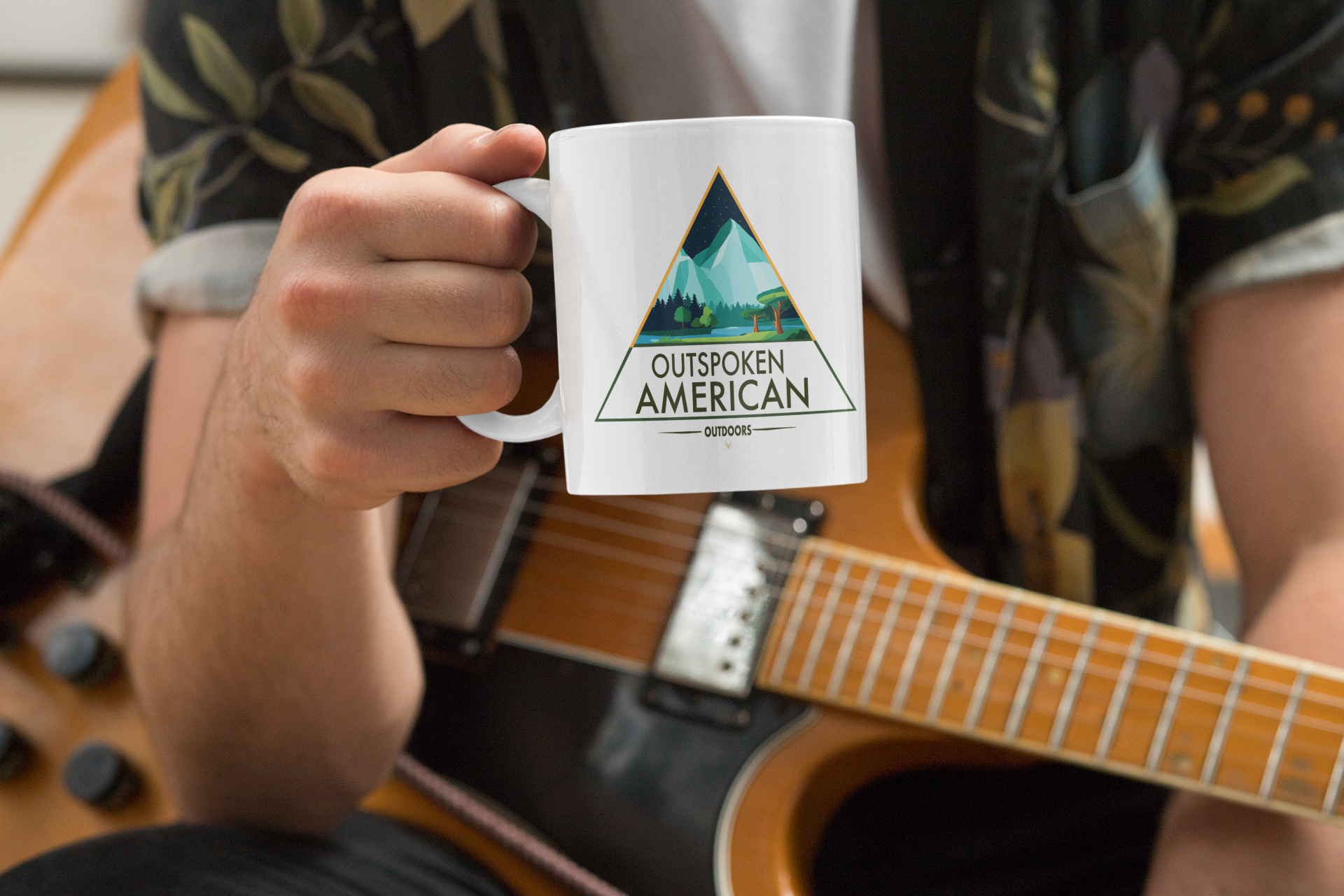 Outspoken American Outdoors (HAWKSBILL Design) Mug