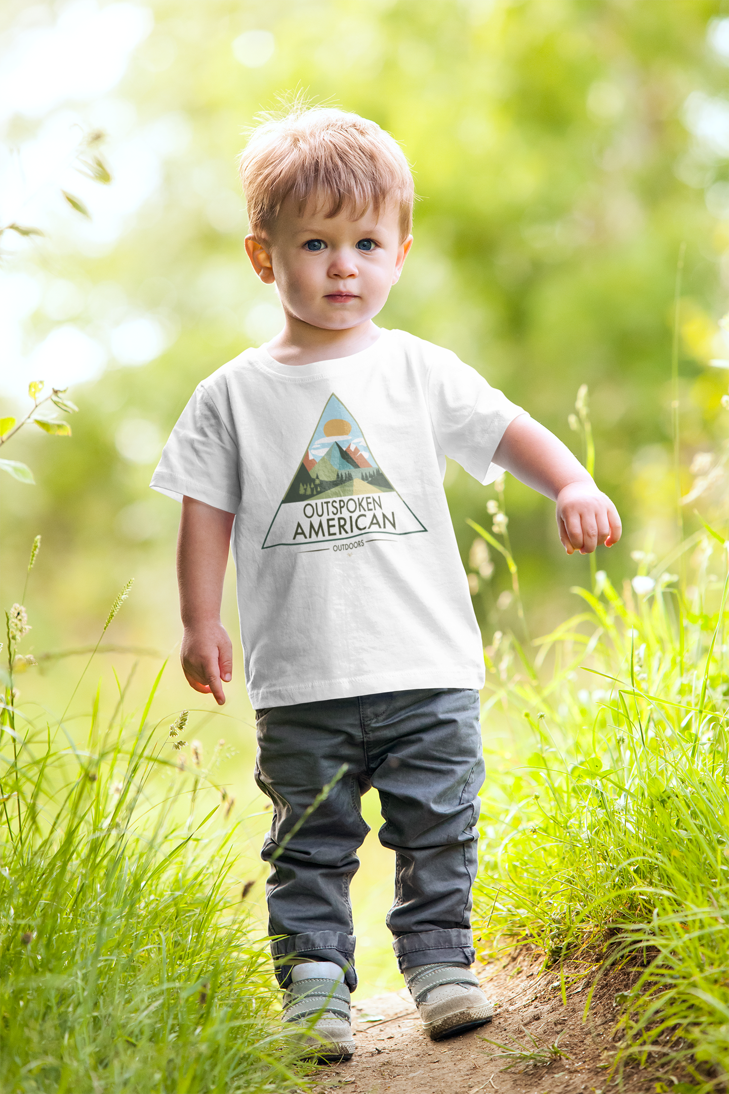 Outspoken American Outdoors (MONROE Design) Toddler Tee