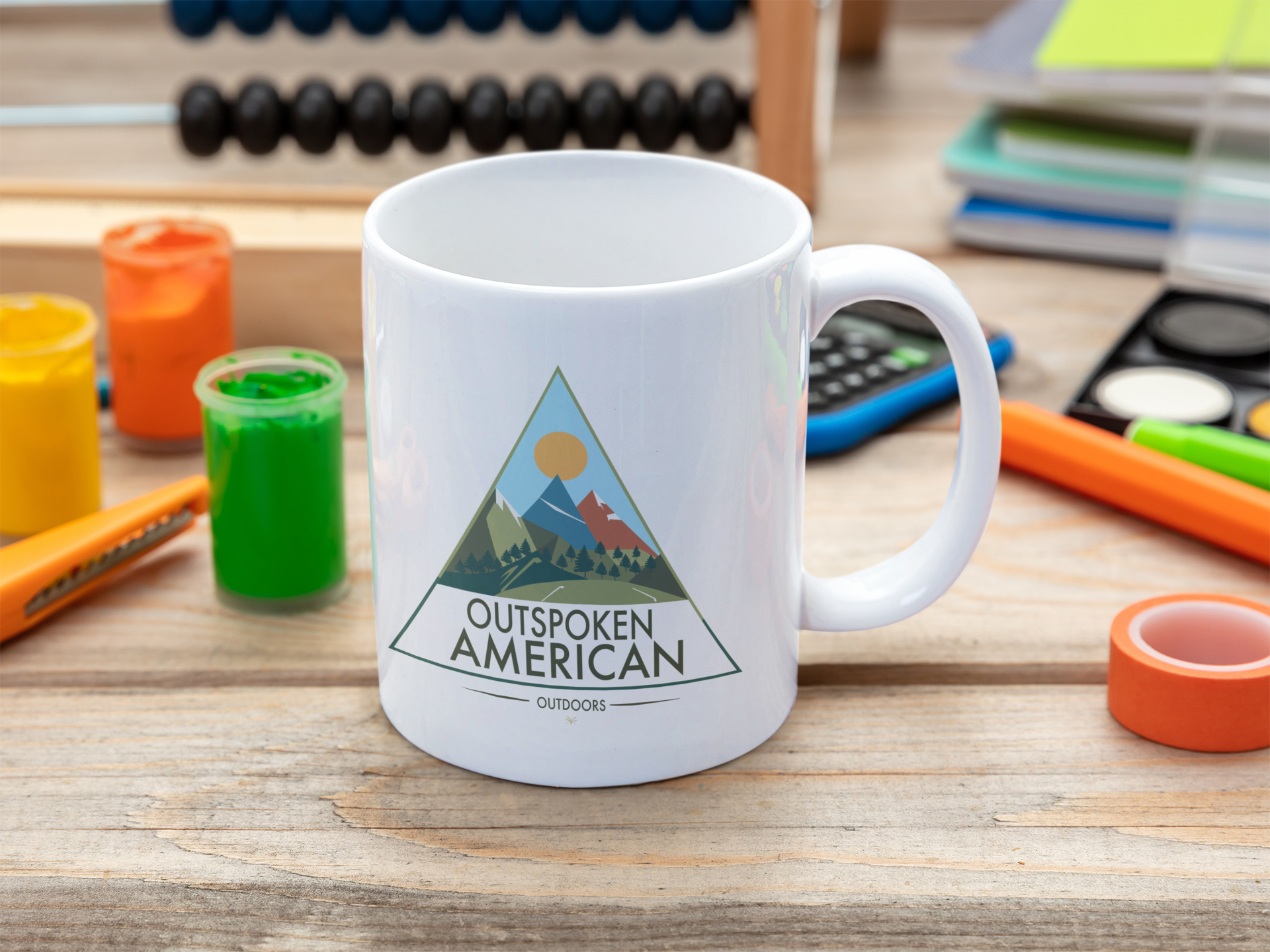 Outspoken American Outdoors (ROCKY Design) Mug