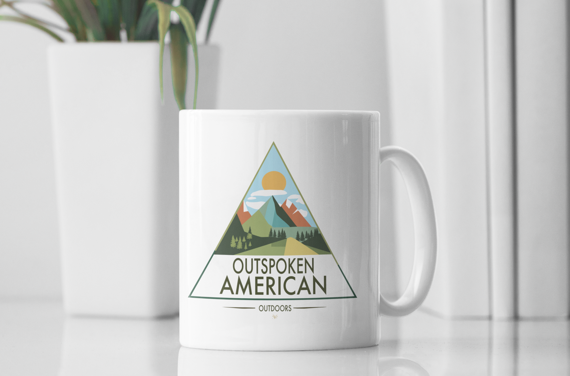 Outspoken American Outdoors (MONROE Design) Mug