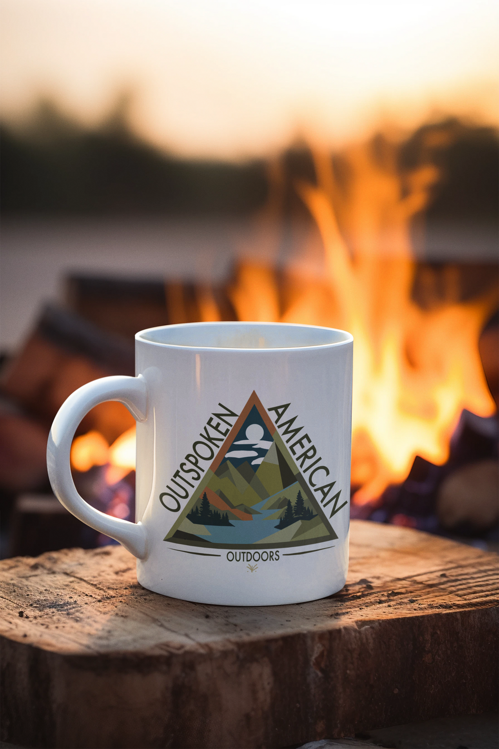 Outspoken American Outdoors (ROME Design) Mug
