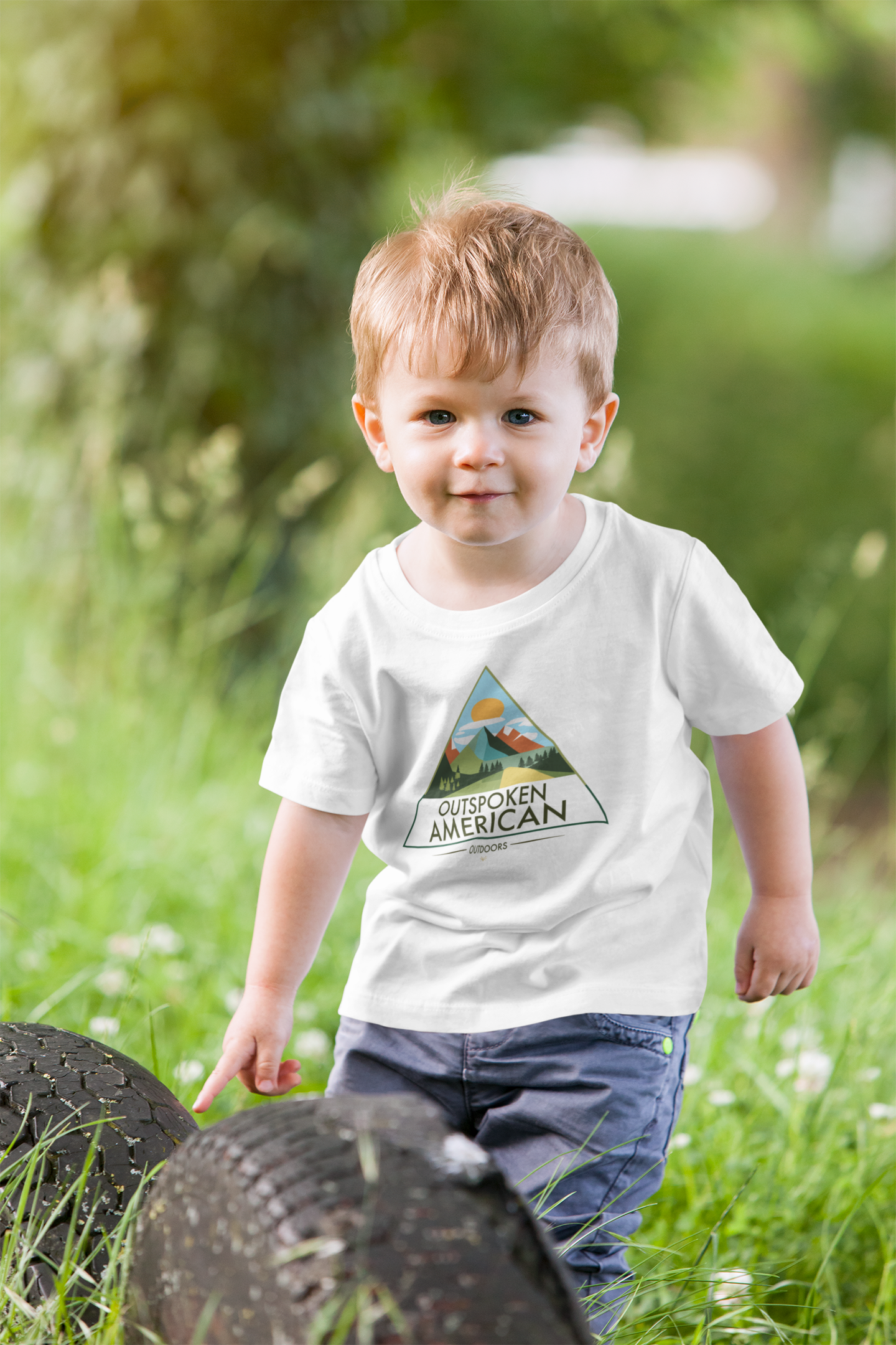 Outspoken American Outdoors (MONROE Design) Toddler Tee