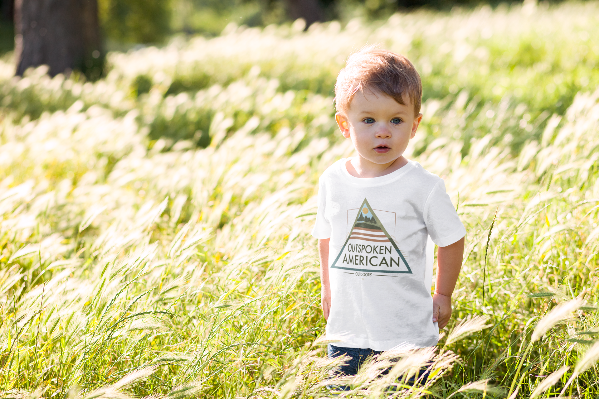 Outspoken American Outdoors (AUGUSTINE Design) Toddler Tee