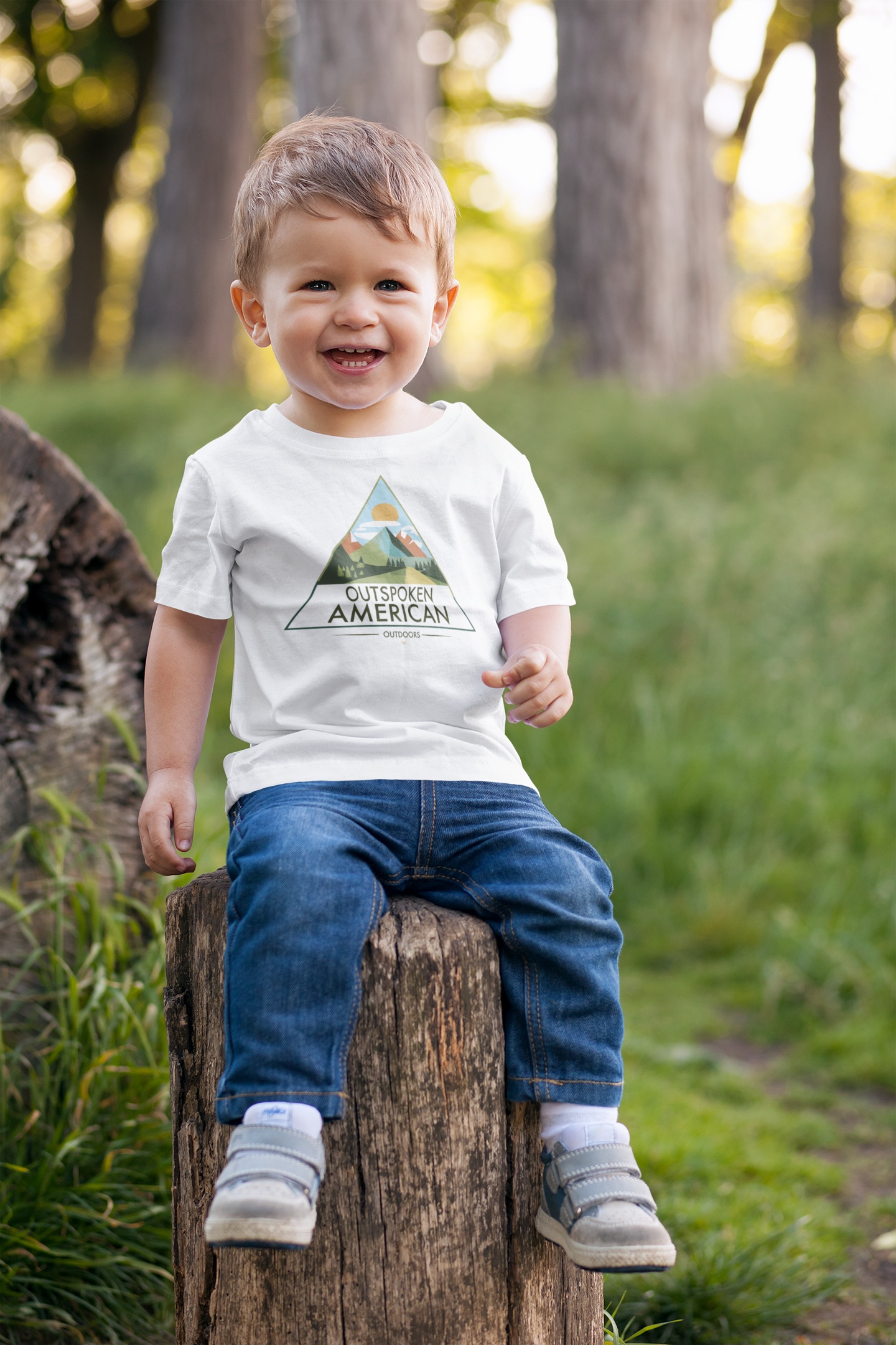 Outspoken American Outdoors (MONROE Design) Toddler Tee