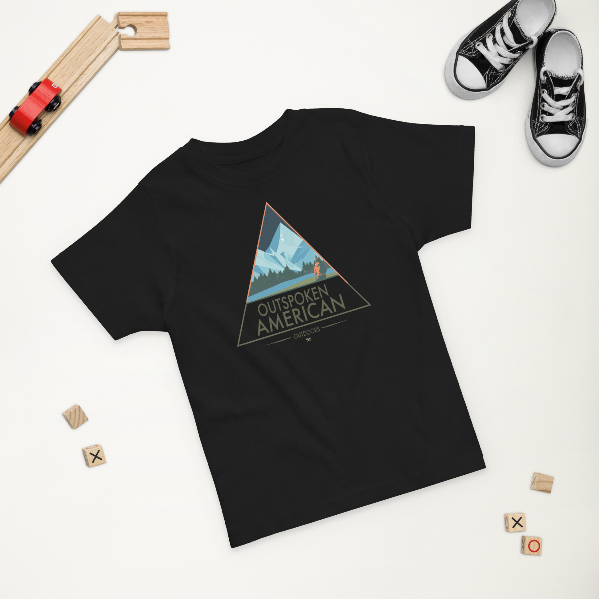 Outspoken American Outdoors (APPALACHIA Design) Toddler Tee