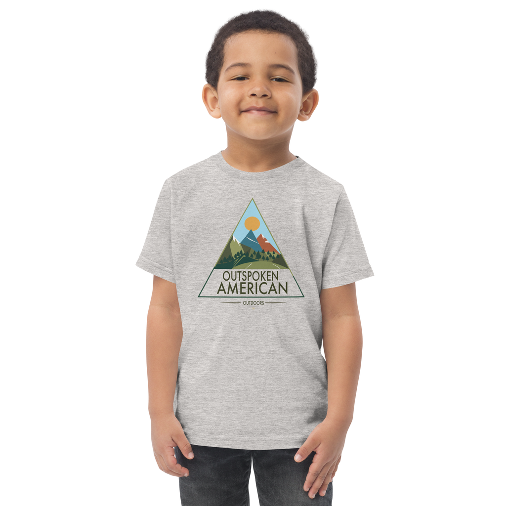 Outspoken American Outdoors (ROCKY Design) Toddler Tee