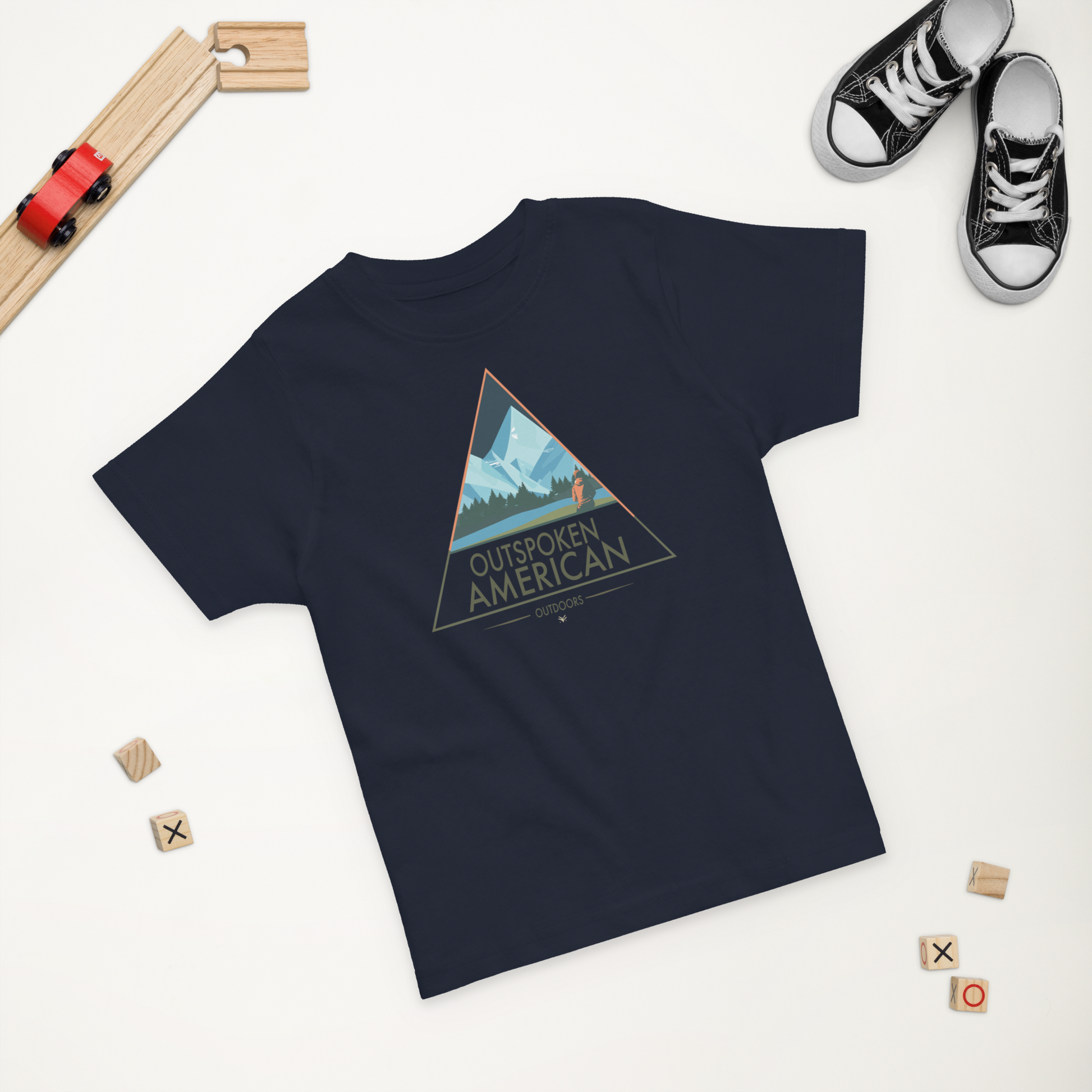 Outspoken American Outdoors (APPALACHIA Design) Toddler Tee