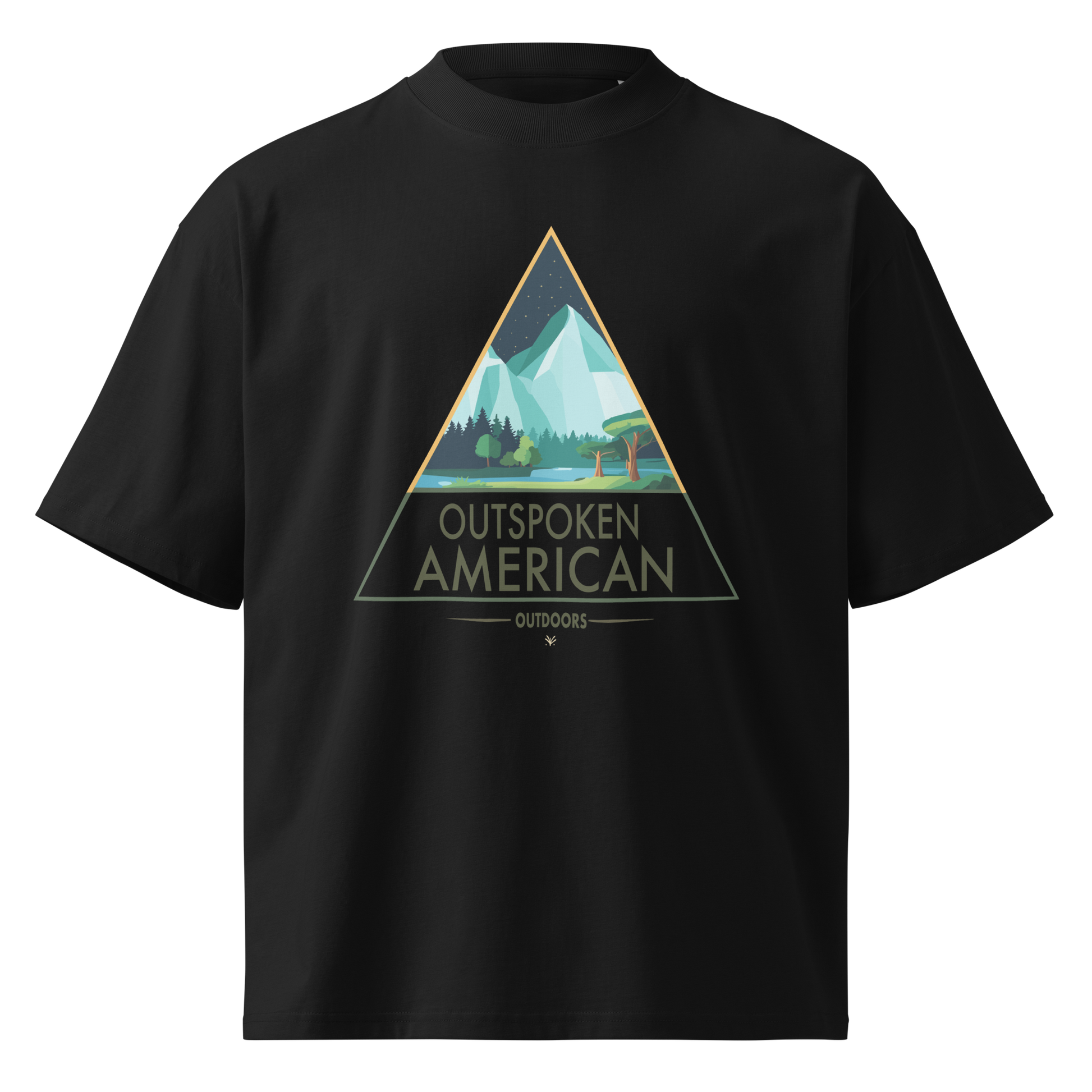 Outspoken American Outdoors (HAWKSBILL Design) Tee