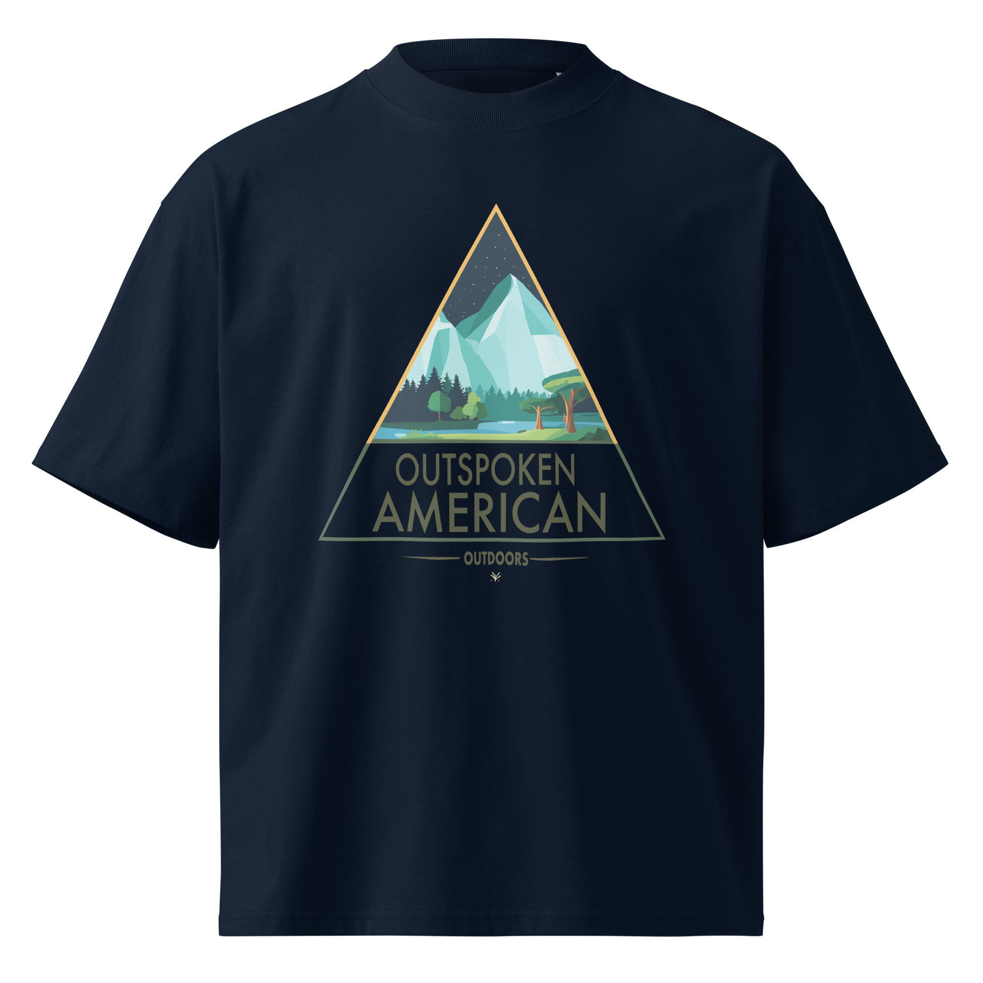 Outspoken American Outdoors (HAWKSBILL Design) Tee
