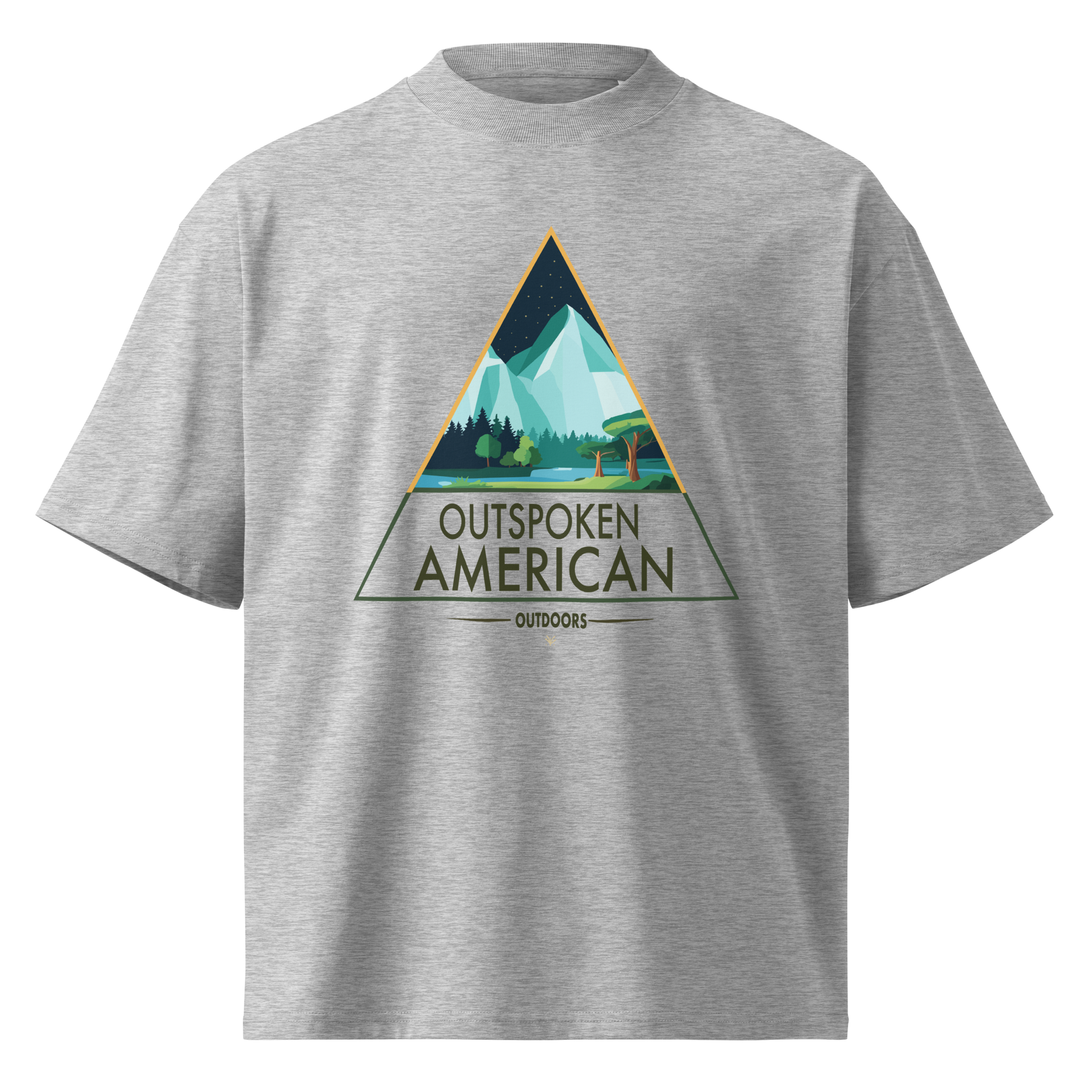Outspoken American Outdoors (HAWKSBILL Design) Tee