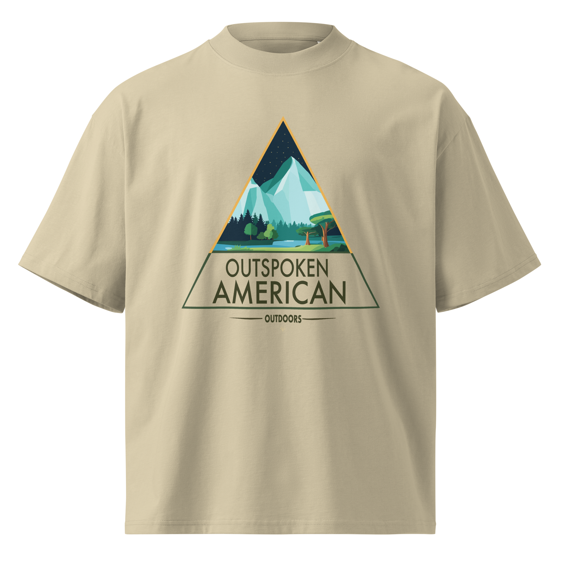 Outspoken American Outdoors (HAWKSBILL Design) Tee