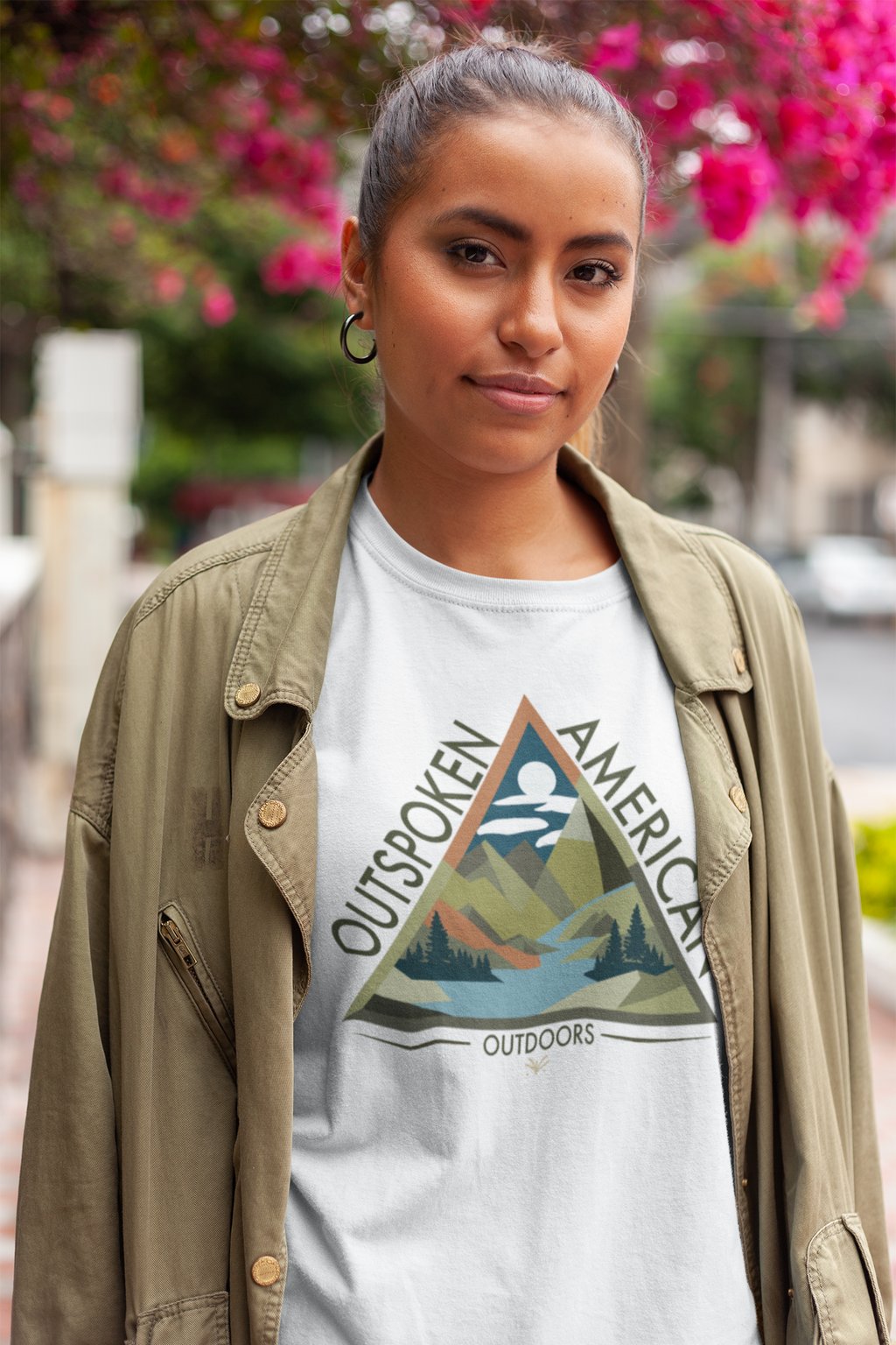 Outspoken American Outdoors (ROME Design) Tee