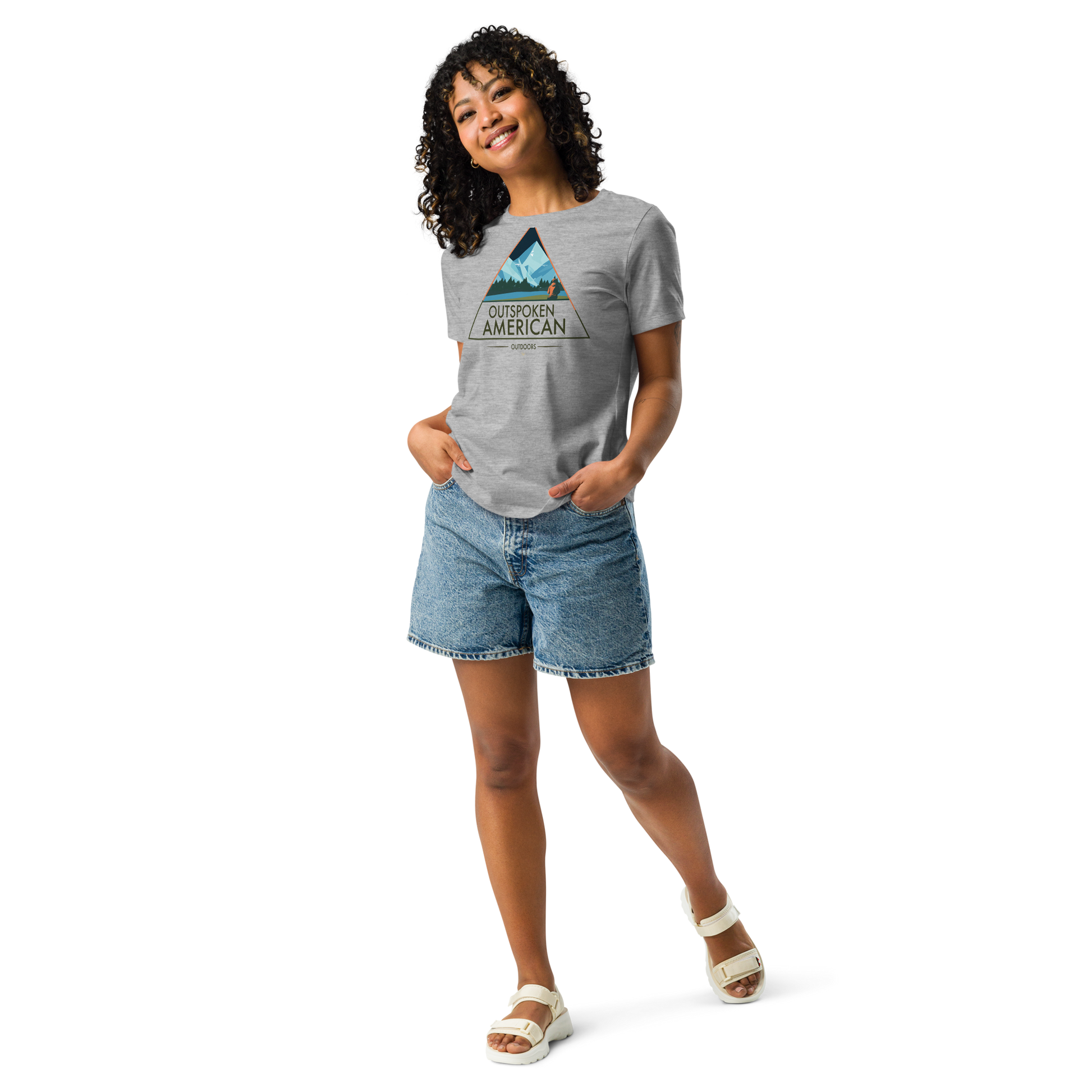 Outspoken American Outdoors (APPALACHIA Design) Women's Tee