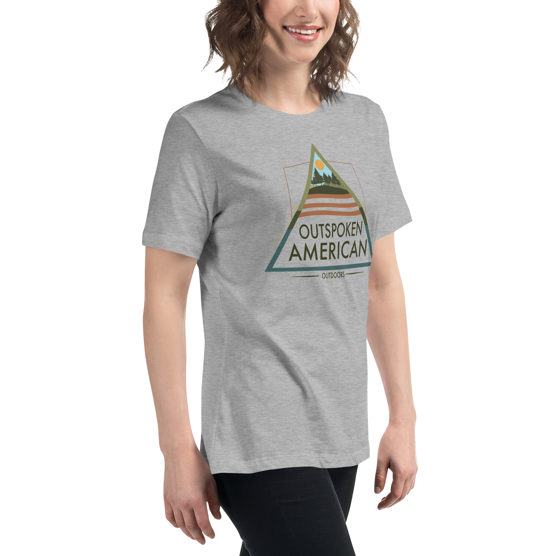 Outspoken American Outdoors (AUGUSTINE Design) Women's Tee