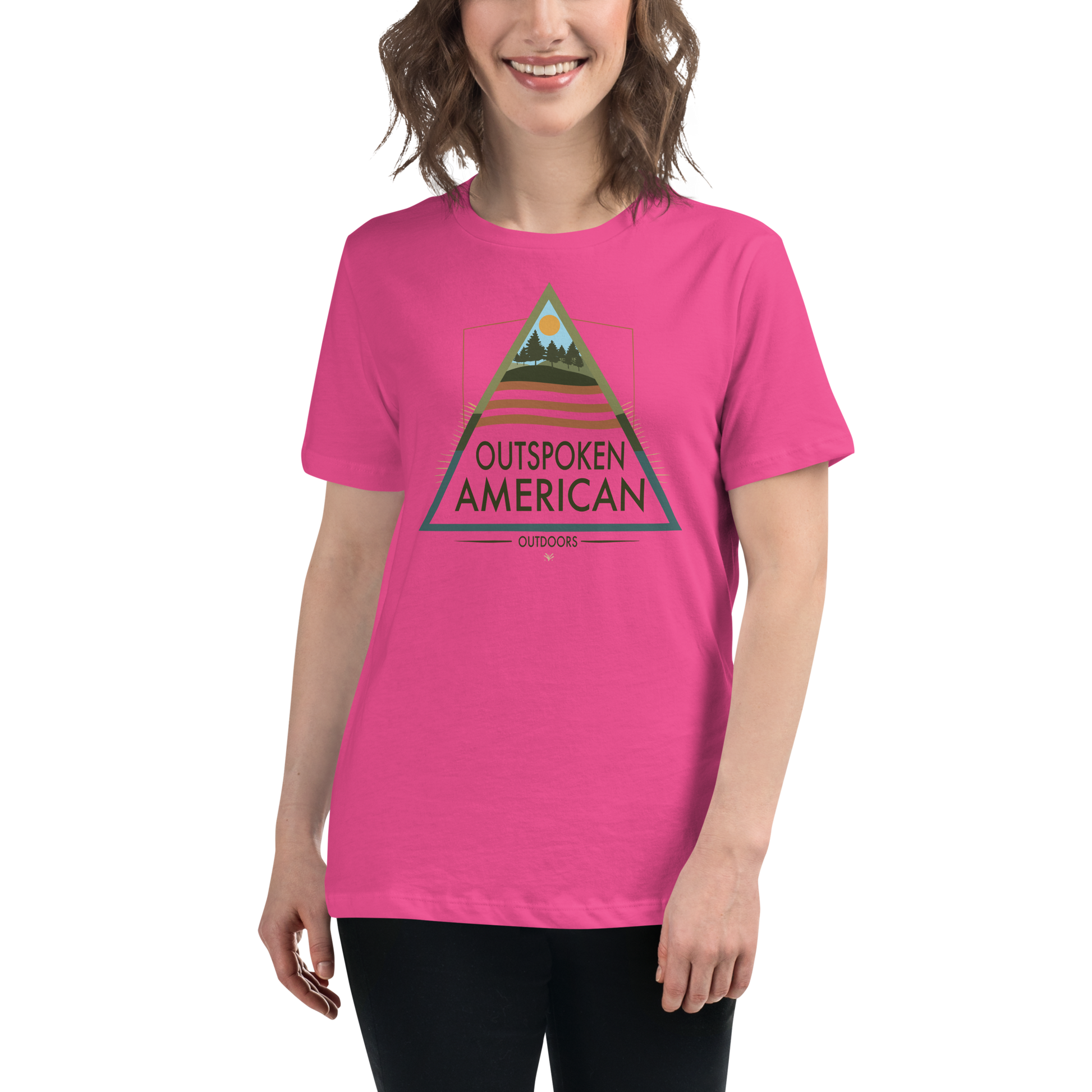 Outspoken American Outdoors (AUGUSTINE Design) Women's Tee