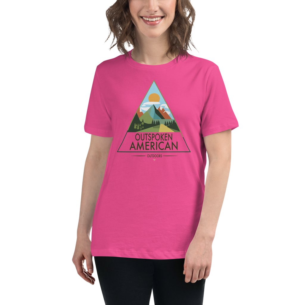 Outspoken American Outdoors (MONROE Design) Women's Tee