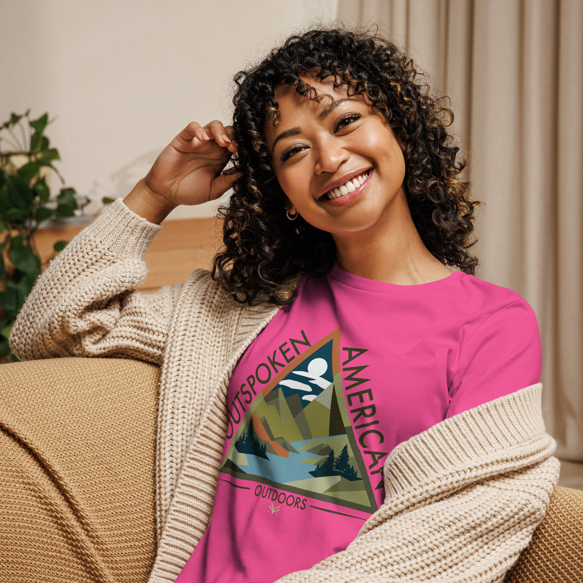 Outspoken American Outdoors (ROME Design) Women's Tee