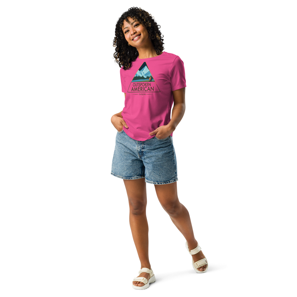 Outspoken American Outdoors (APPALACHIA Design) Women's Tee