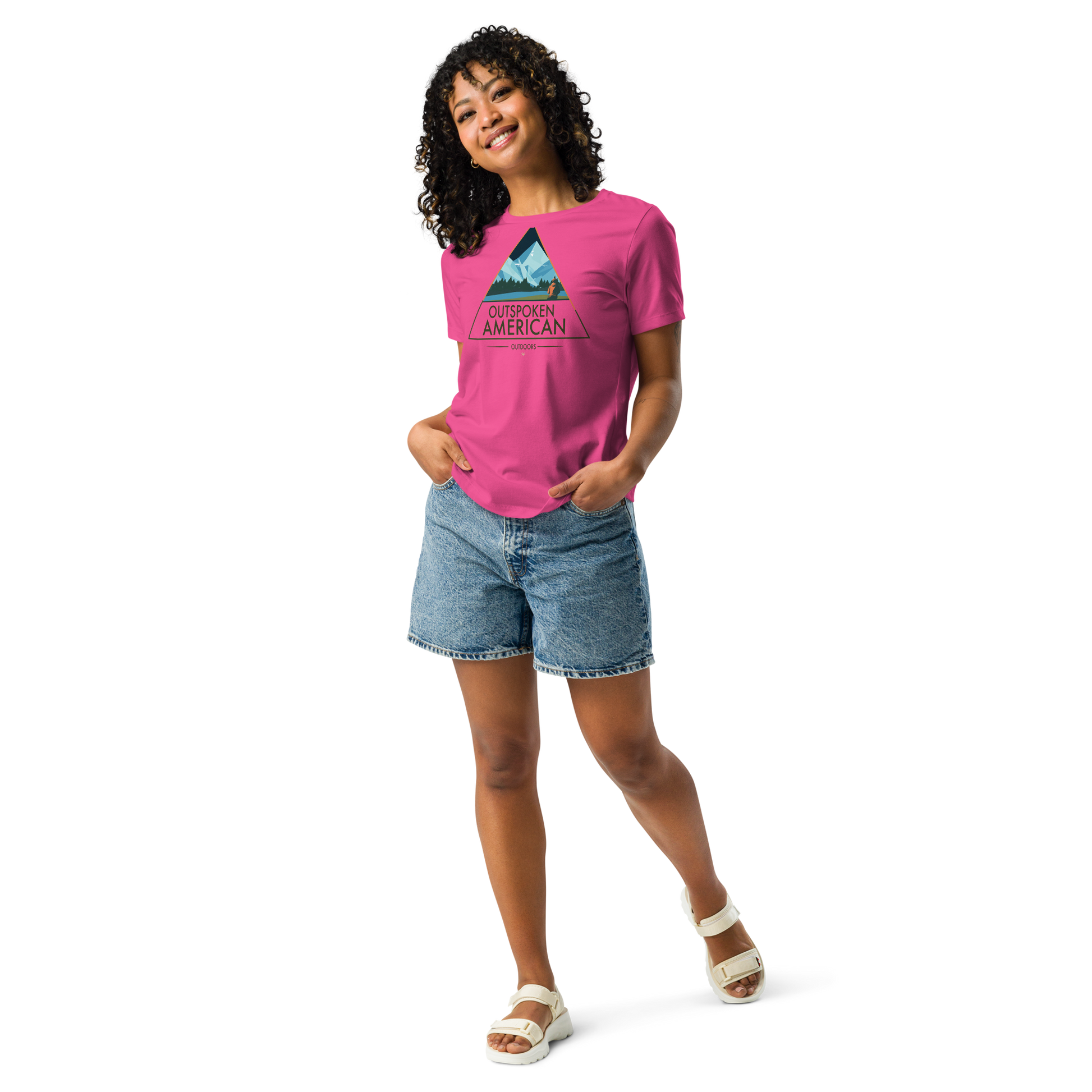 Outspoken American Outdoors (APPALACHIA Design) Women's Tee