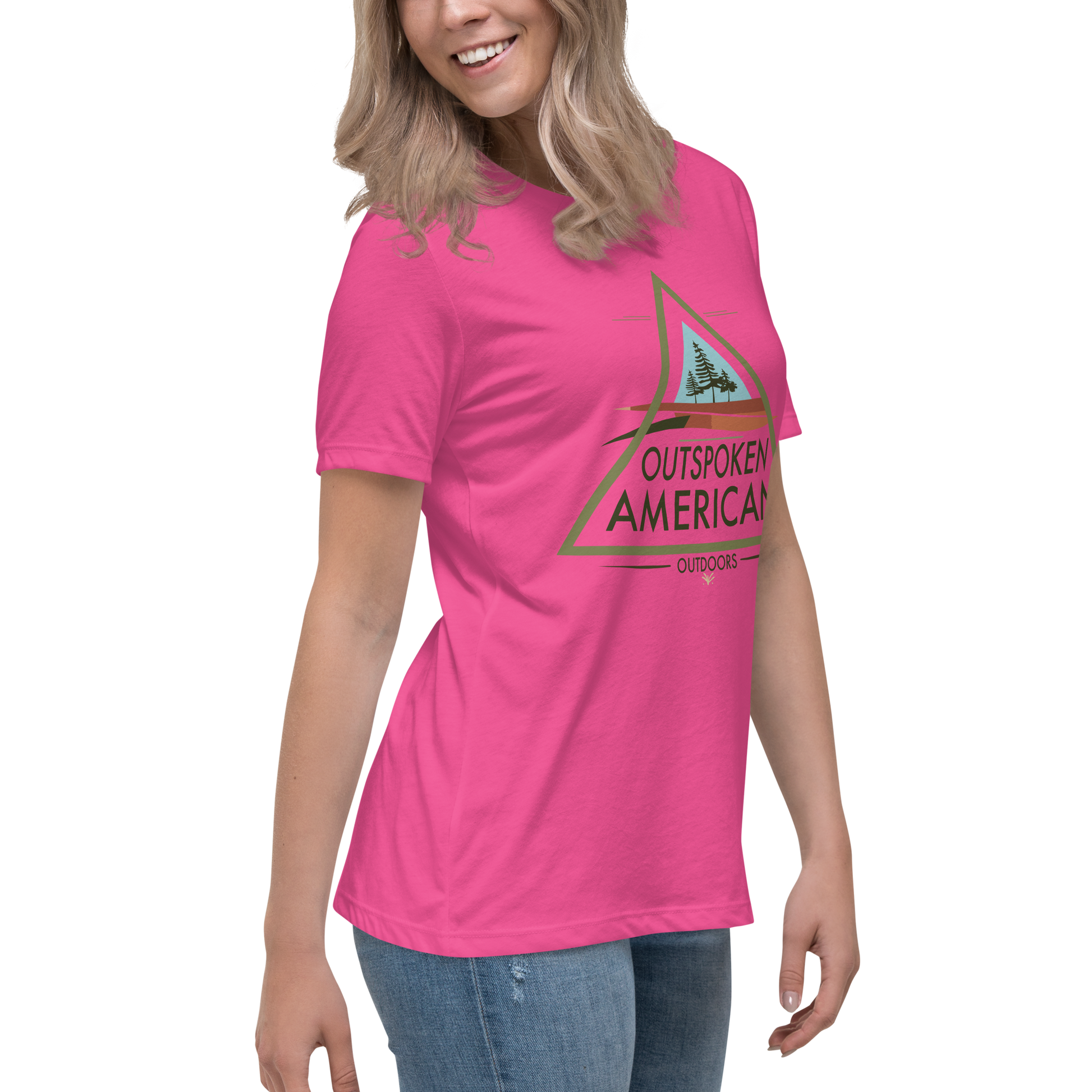 Outspoken American Outdoors (SUMTER Design) Women's Tee