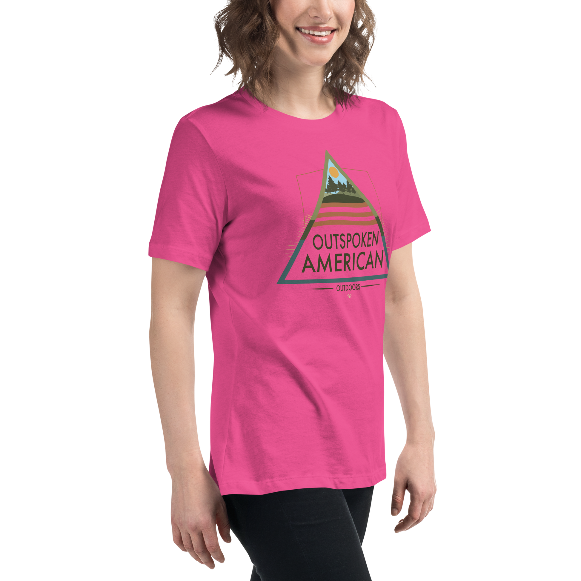 Outspoken American Outdoors (AUGUSTINE Design) Women's Tee