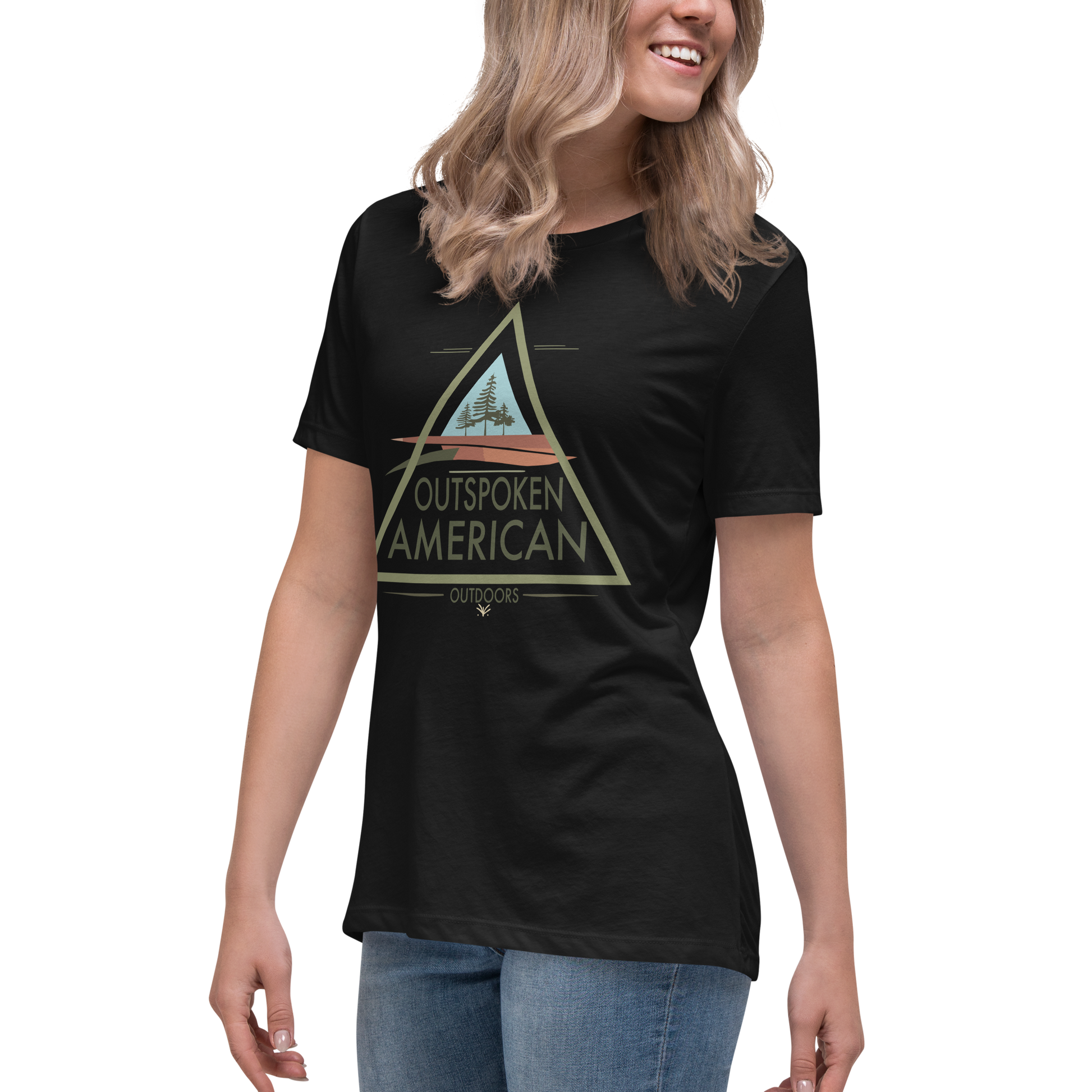 Outspoken American Outdoors (SUMTER Design) Women's Tee