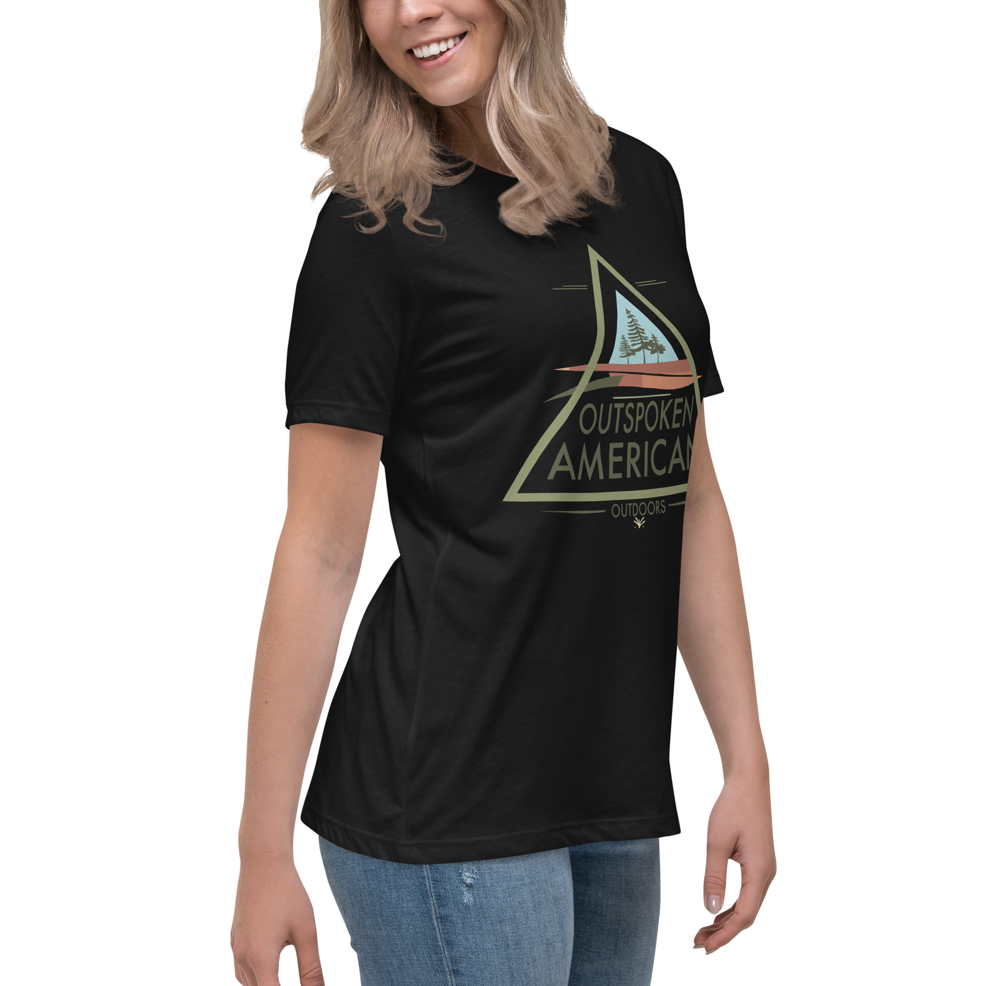 Outspoken American Outdoors (SUMTER Design) Women's Tee