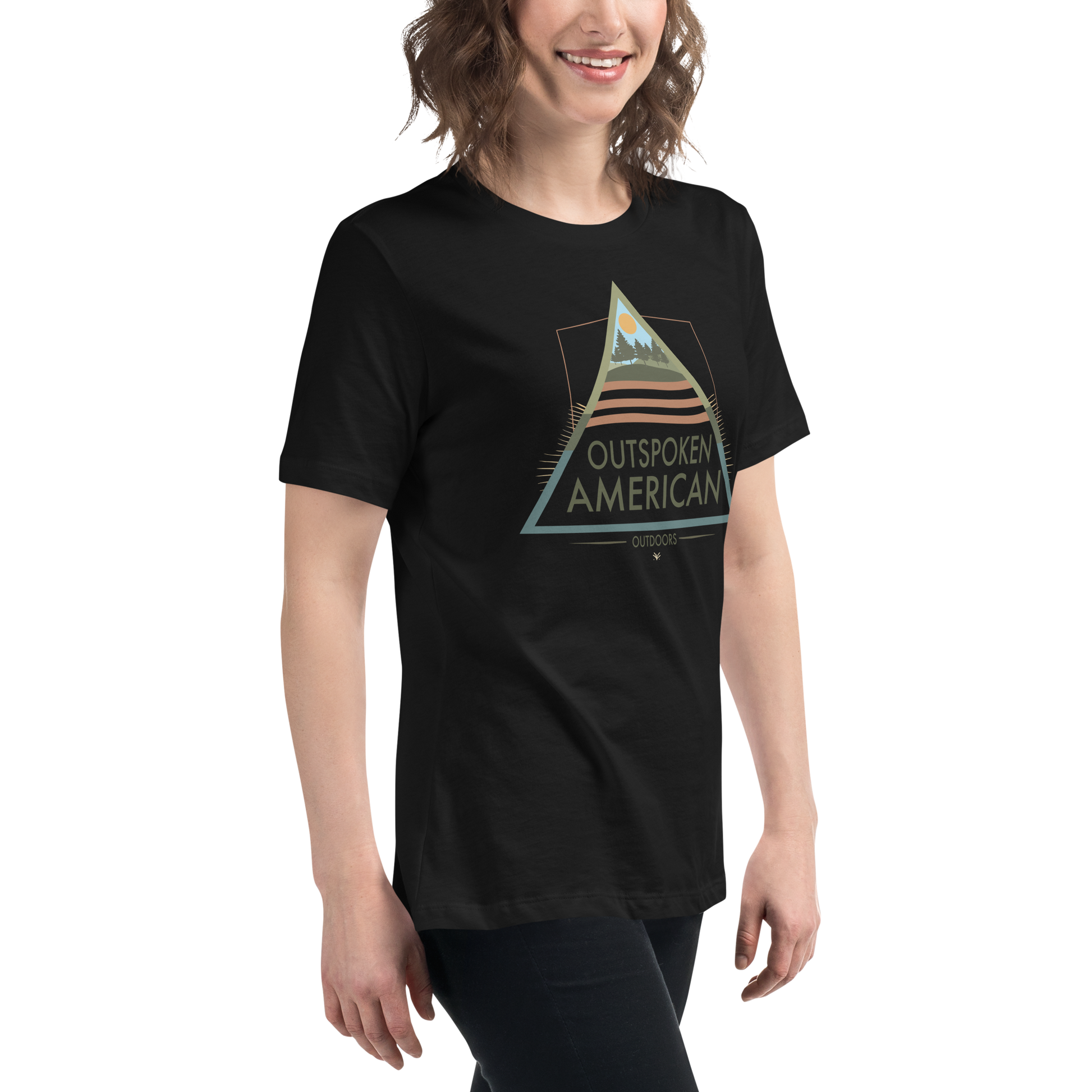 Outspoken American Outdoors (AUGUSTINE Design) Women's Tee