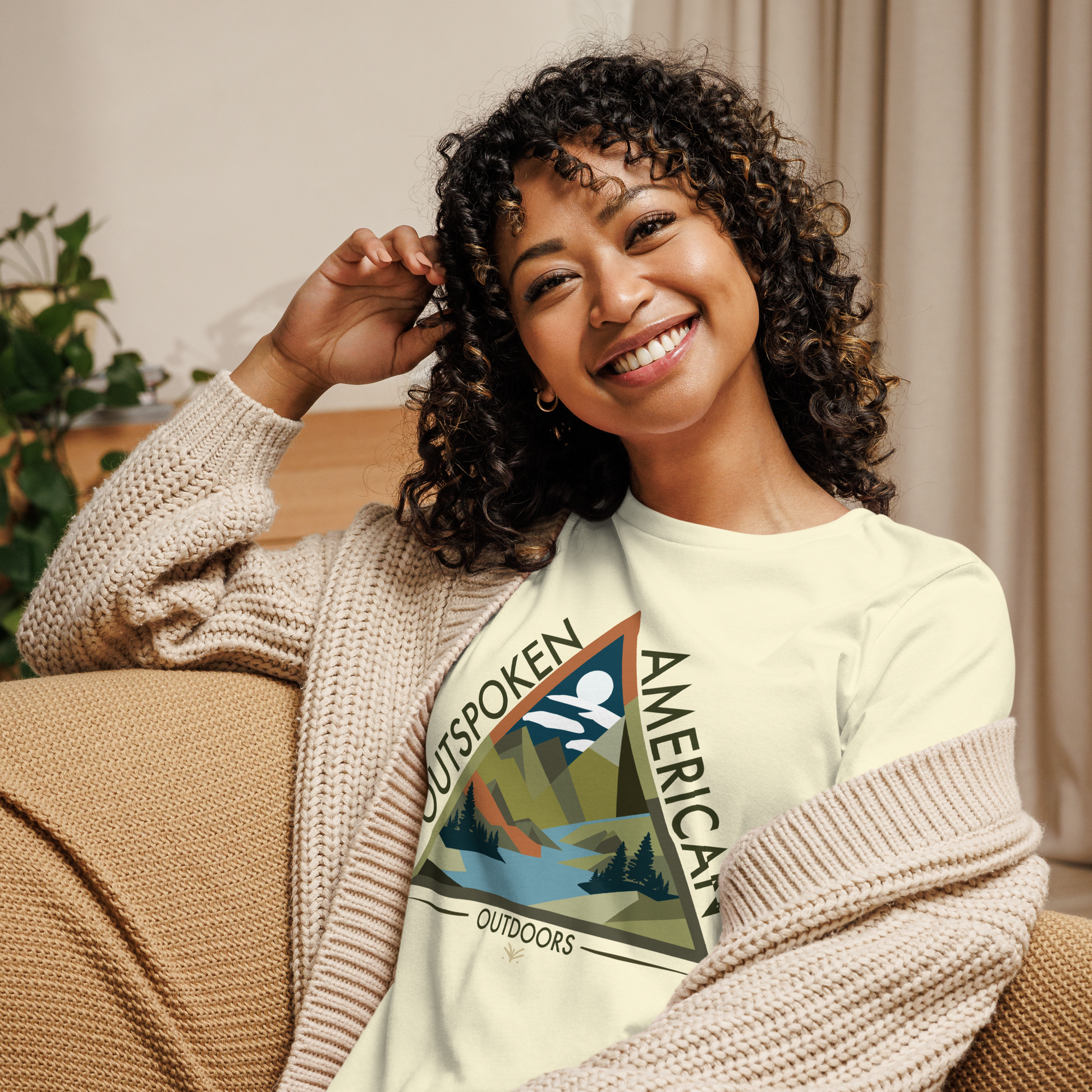 Outspoken American Outdoors (ROME Design) Women's Tee