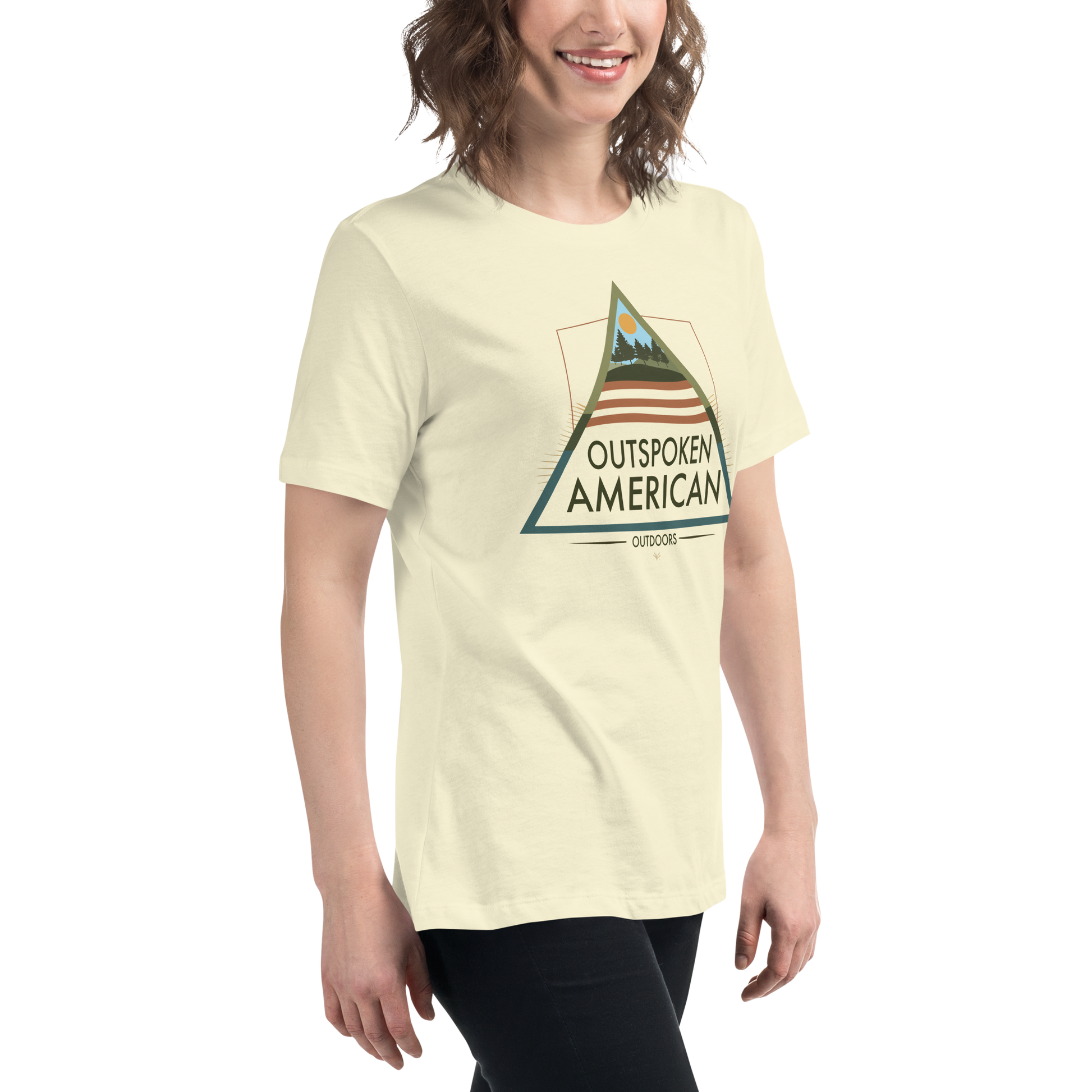 Outspoken American Outdoors (AUGUSTINE Design) Women's Tee