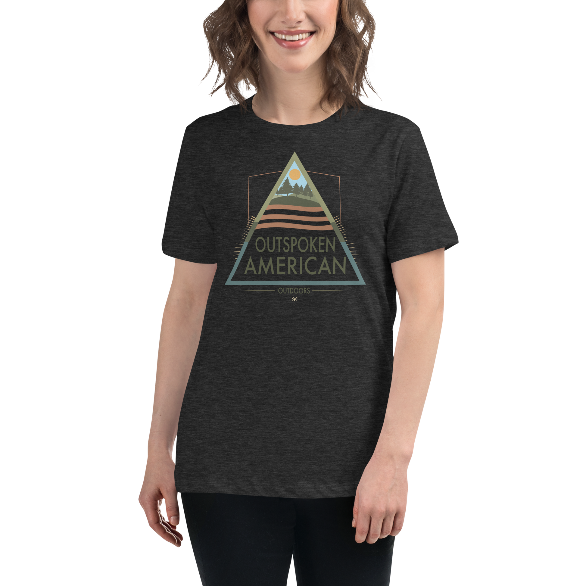 Outspoken American Outdoors (AUGUSTINE Design) Women's Tee