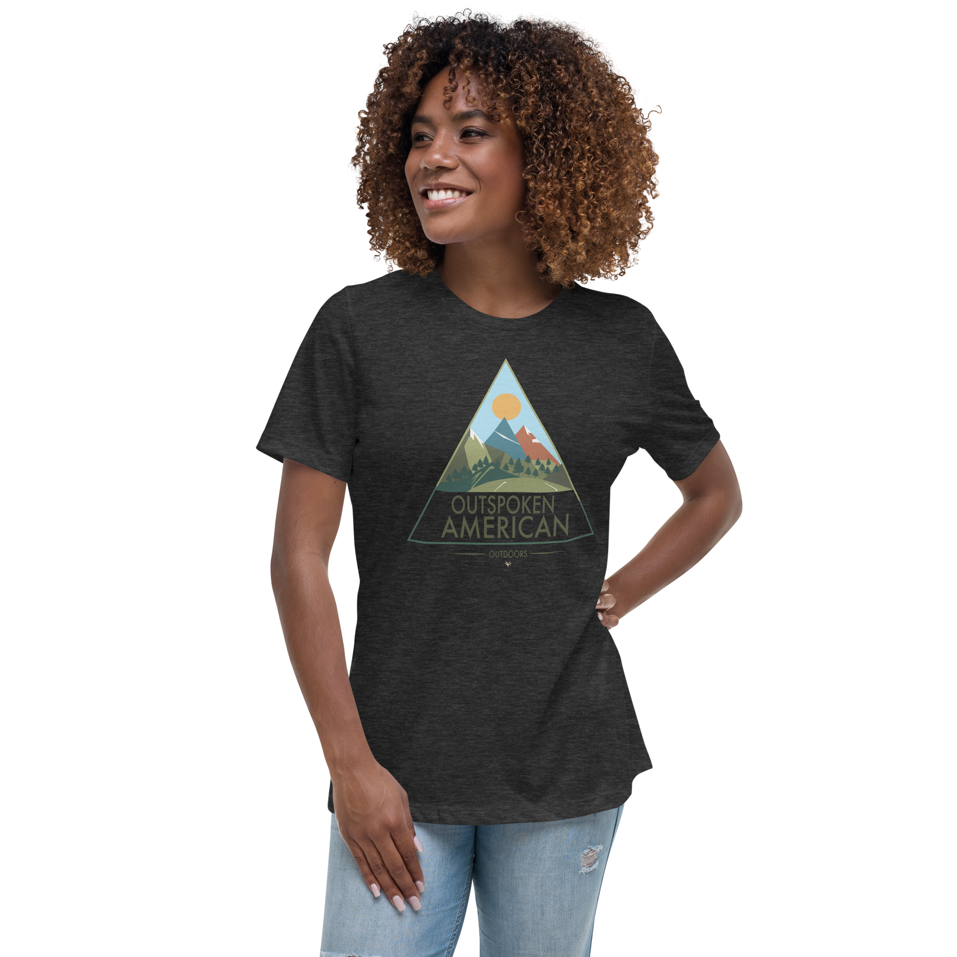 Outspoken American Outdoors (ROCKY Design) Women's Tee