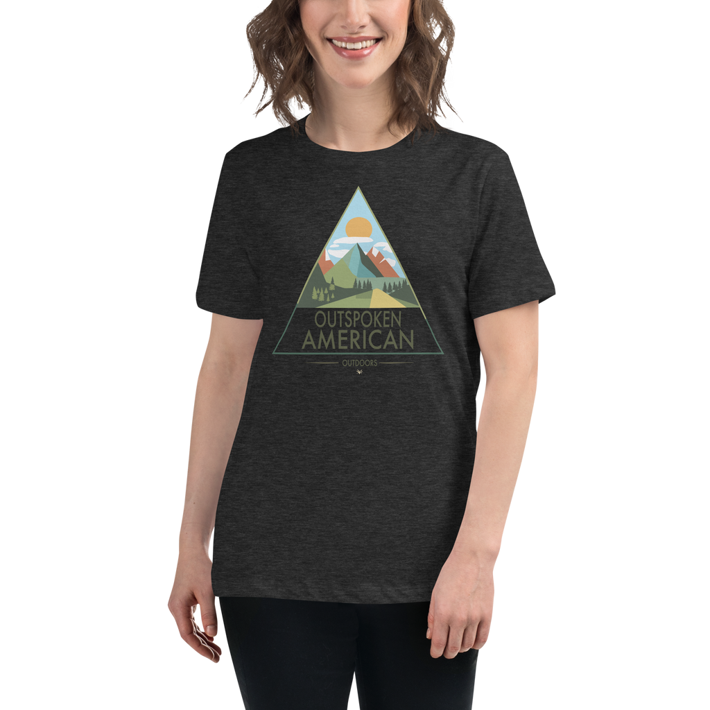 Outspoken American Outdoors (MONROE Design) Women's Tee