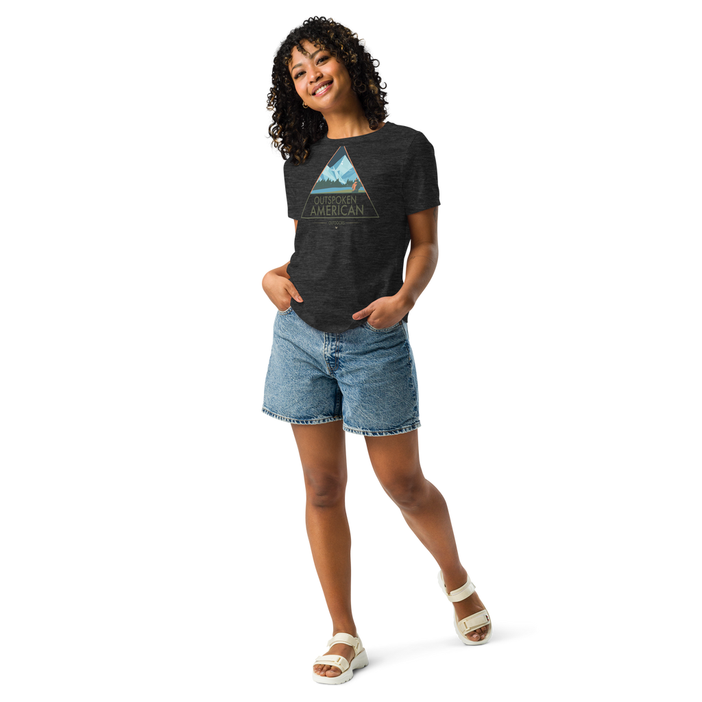 Outspoken American Outdoors (APPALACHIA Design) Women's Tee