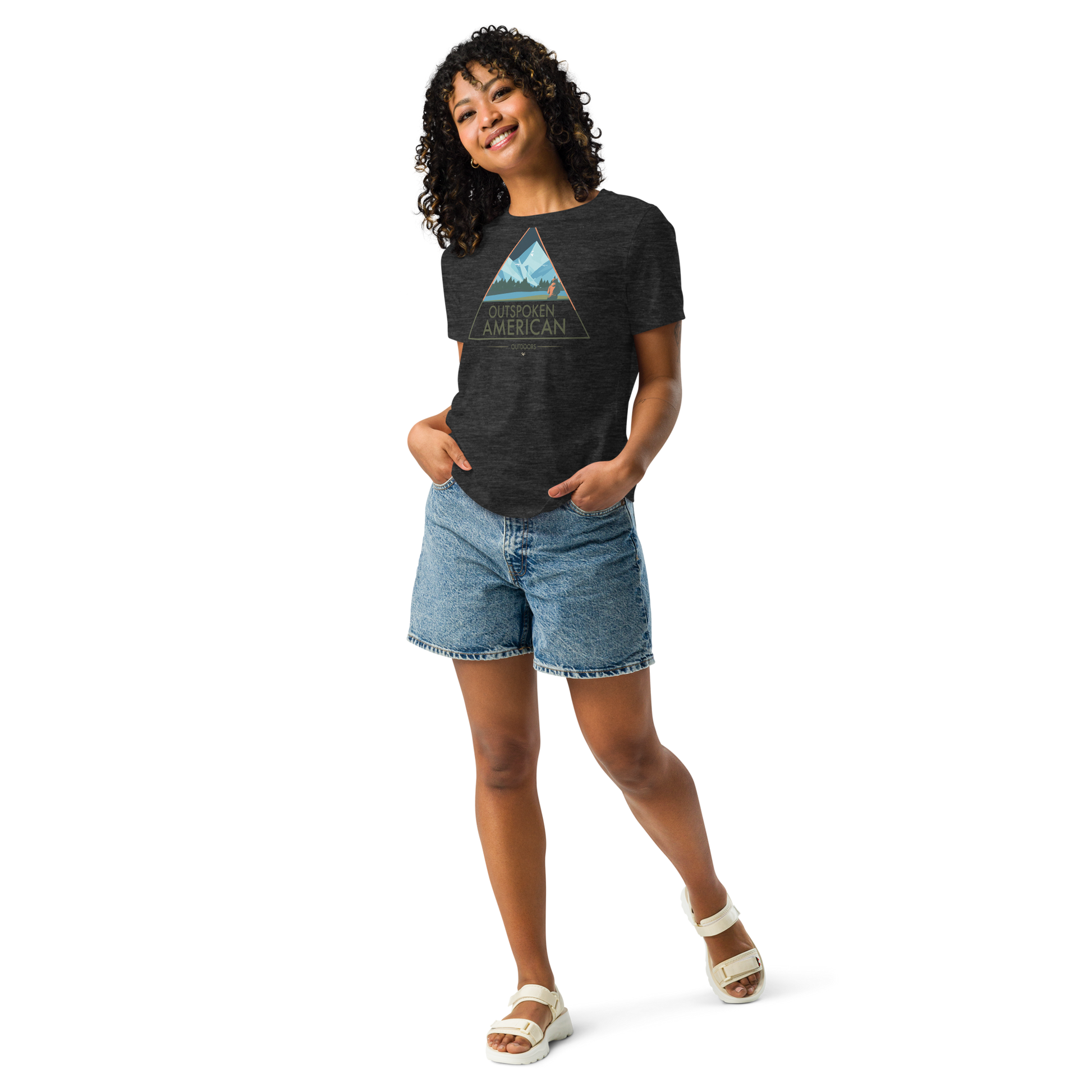 Outspoken American Outdoors (APPALACHIA Design) Women's Tee