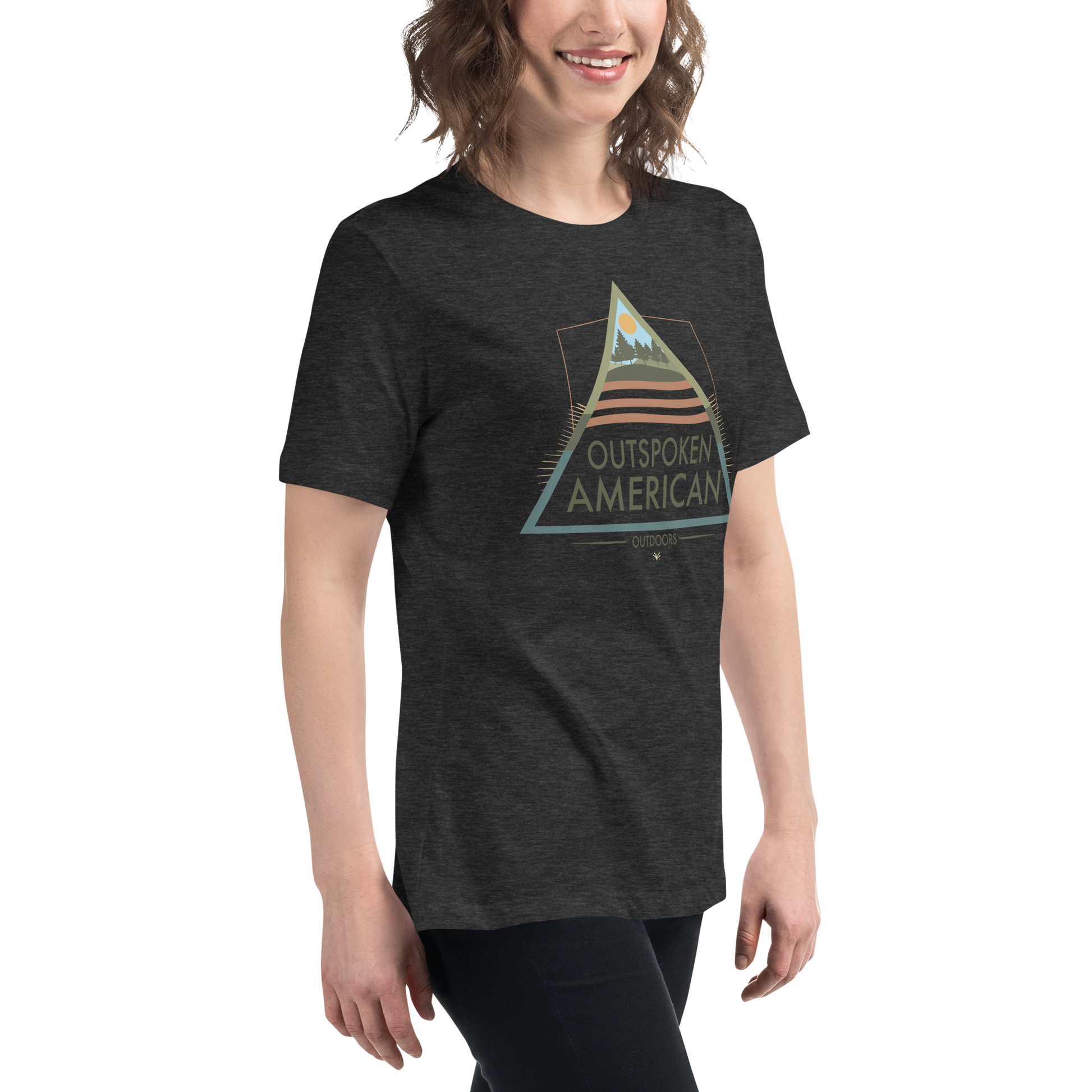 Outspoken American Outdoors (AUGUSTINE Design) Women's Tee