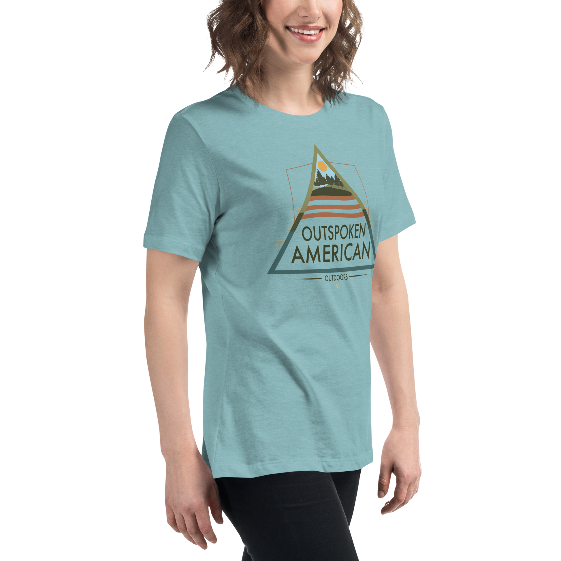 Outspoken American Outdoors (AUGUSTINE Design) Women's Tee