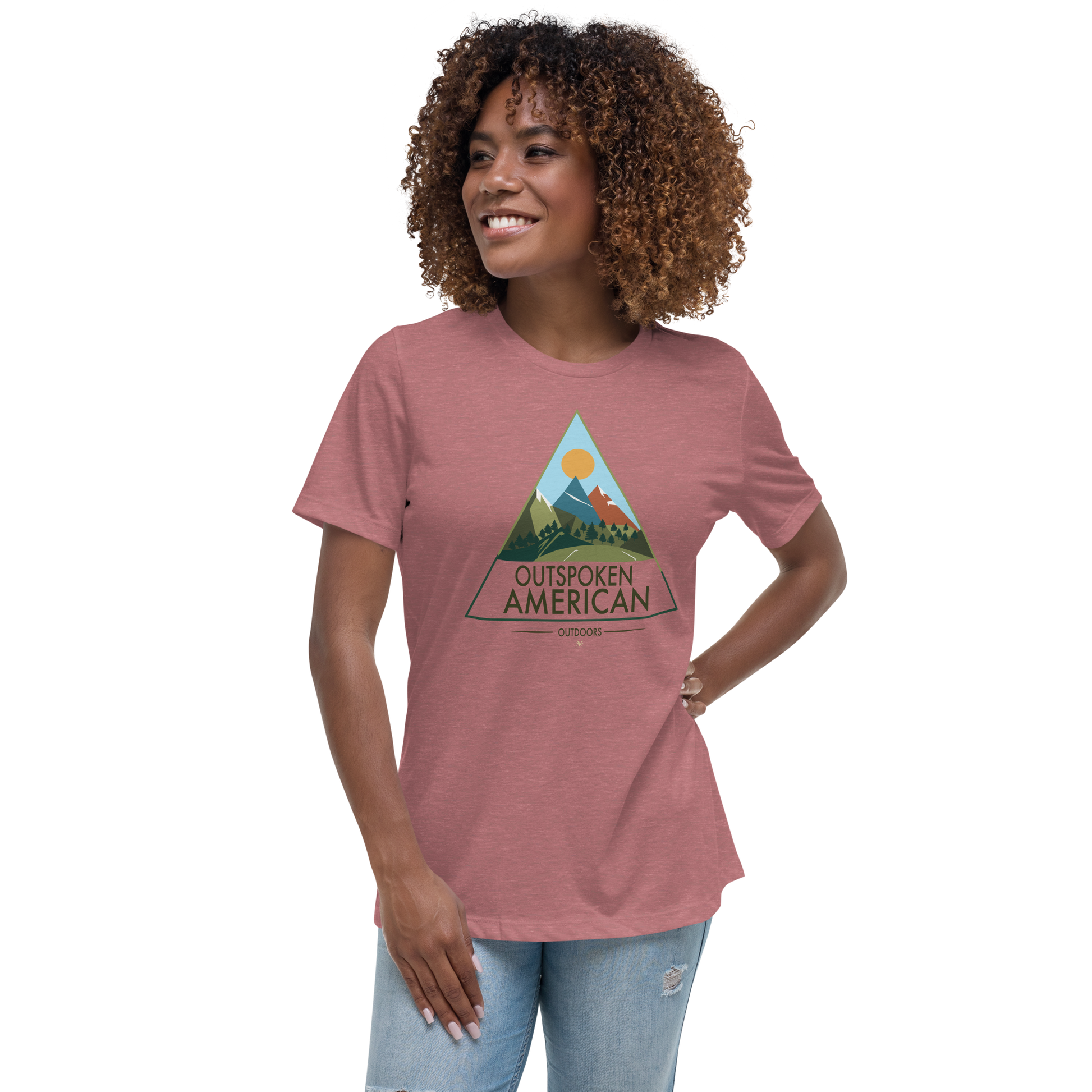 Outspoken American Outdoors (ROCKY Design) Women's Tee