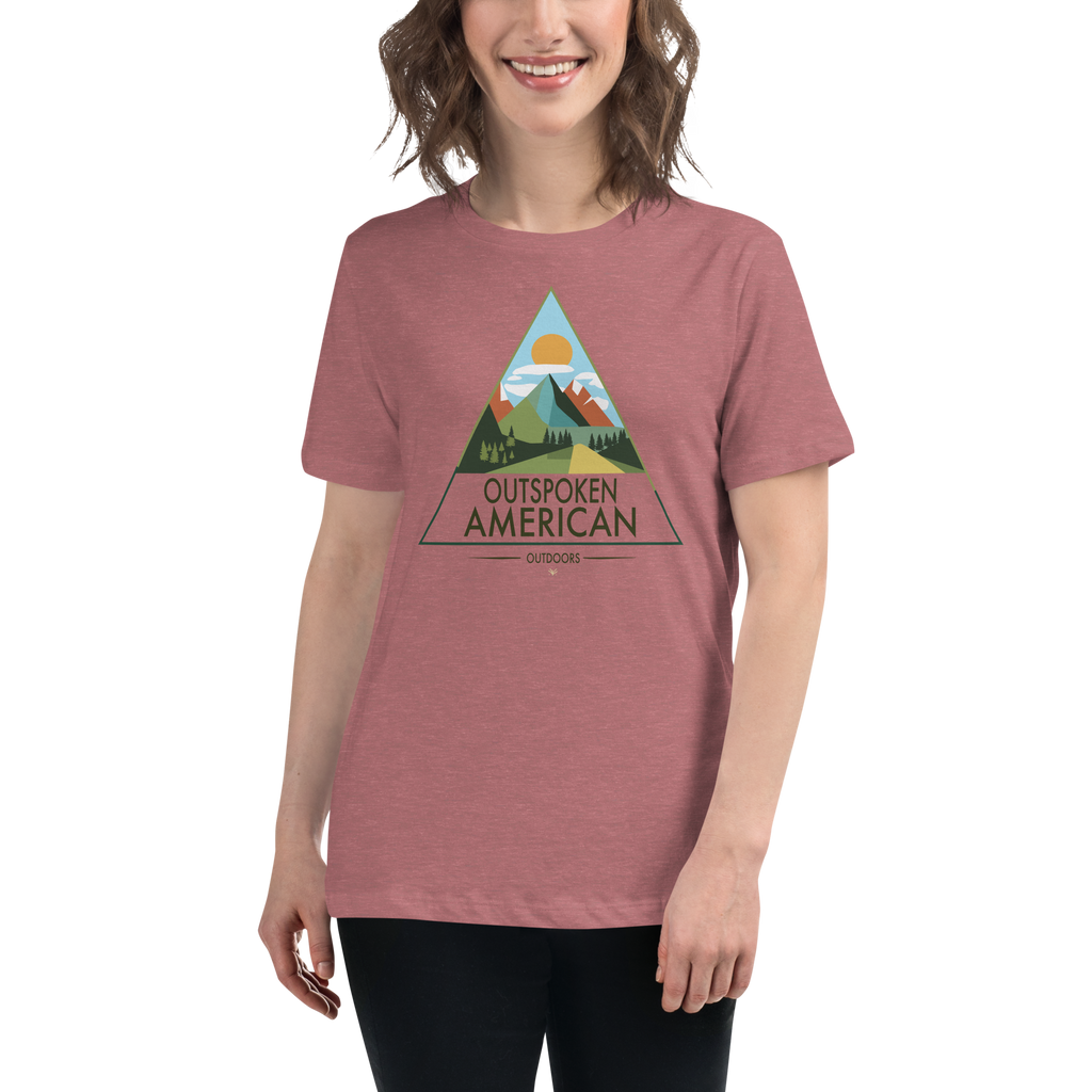 Outspoken American Outdoors (MONROE Design) Women's Tee