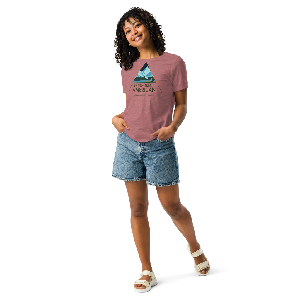 Outspoken American Outdoors (APPALACHIA Design) Women's Tee