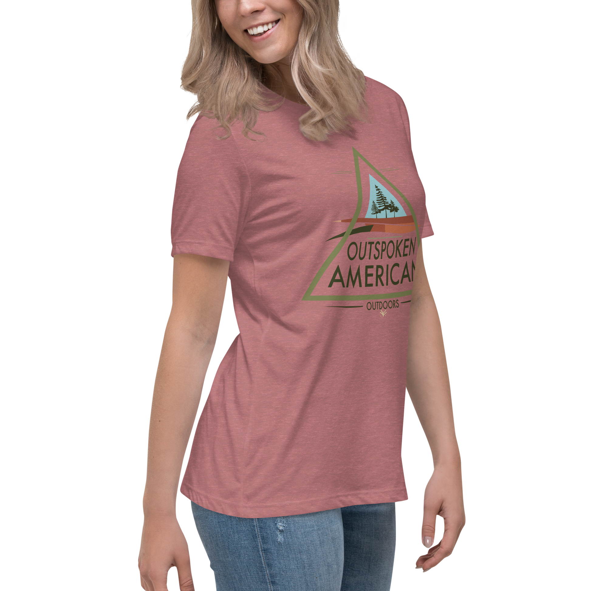 Outspoken American Outdoors (SUMTER Design) Women's Tee