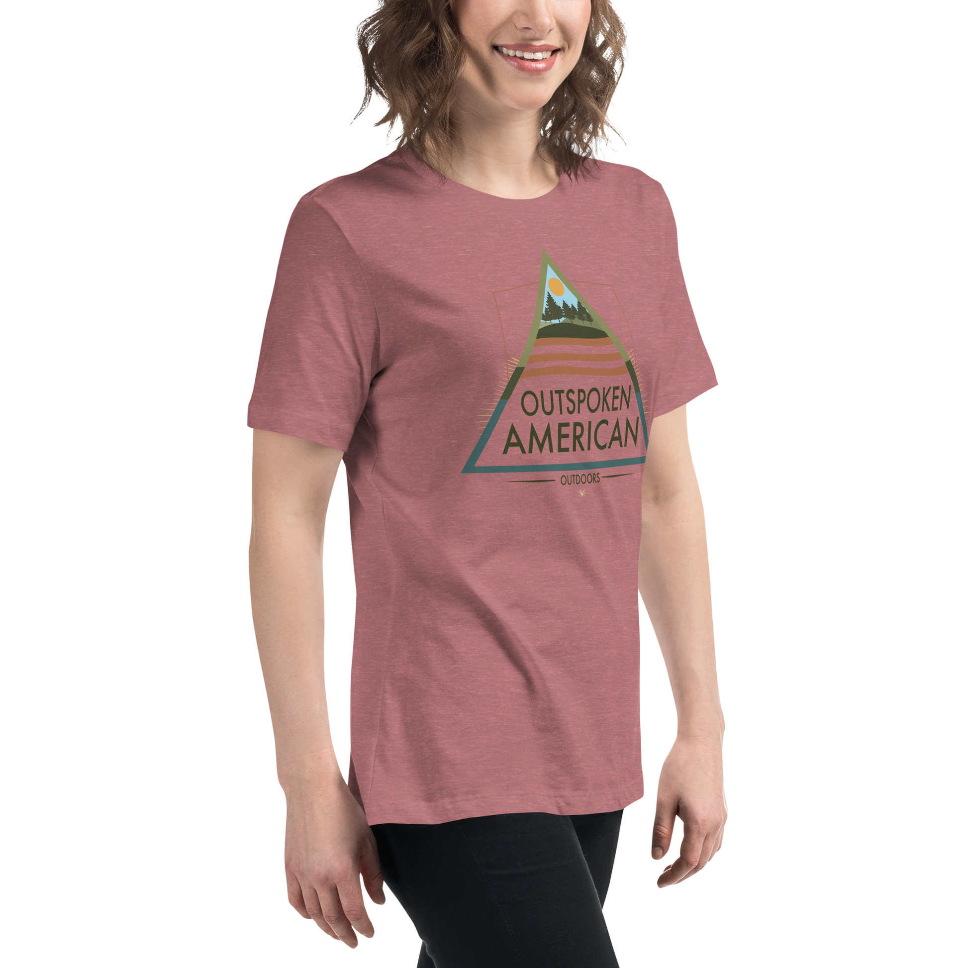 Outspoken American Outdoors (AUGUSTINE Design) Women's Tee