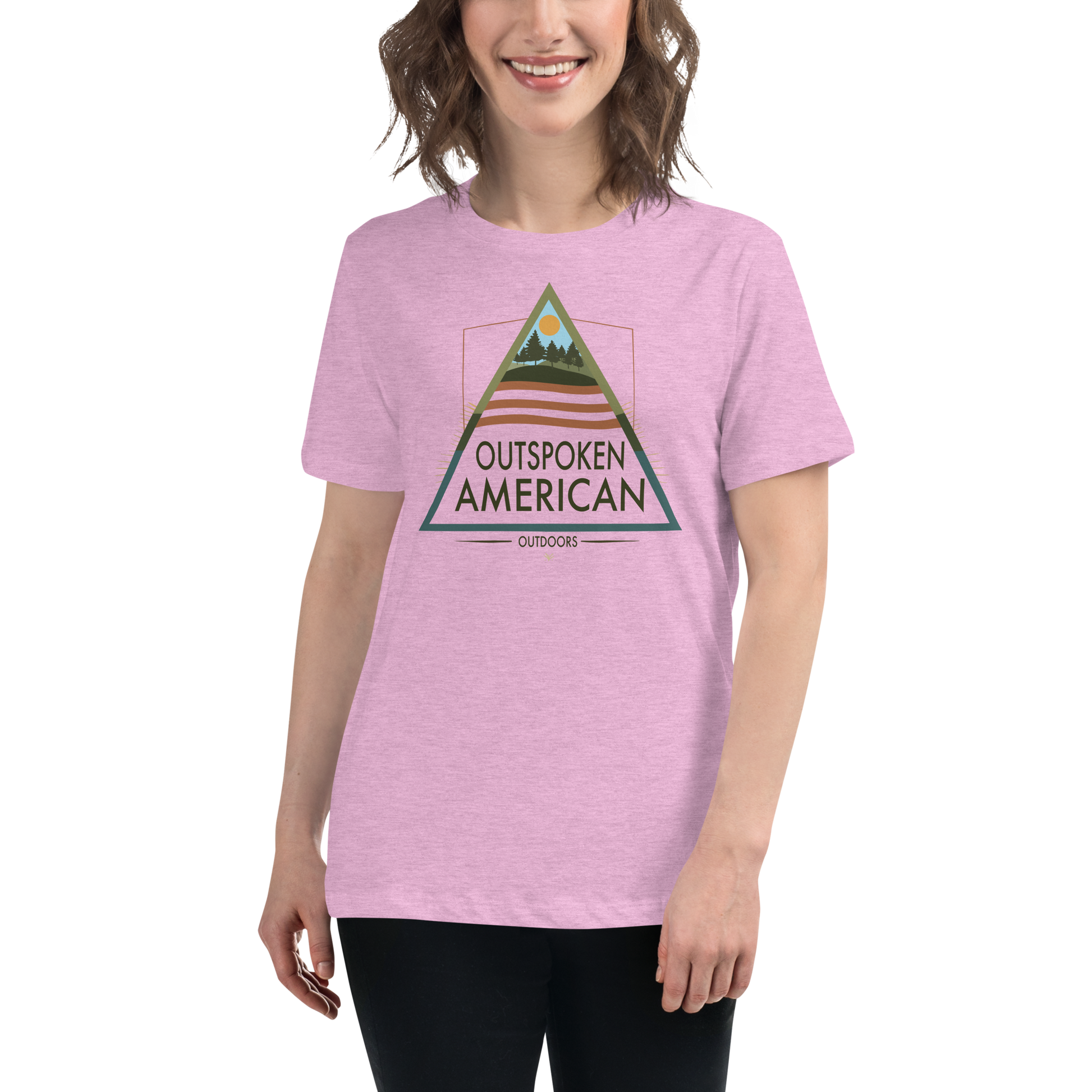 Outspoken American Outdoors (AUGUSTINE Design) Women's Tee