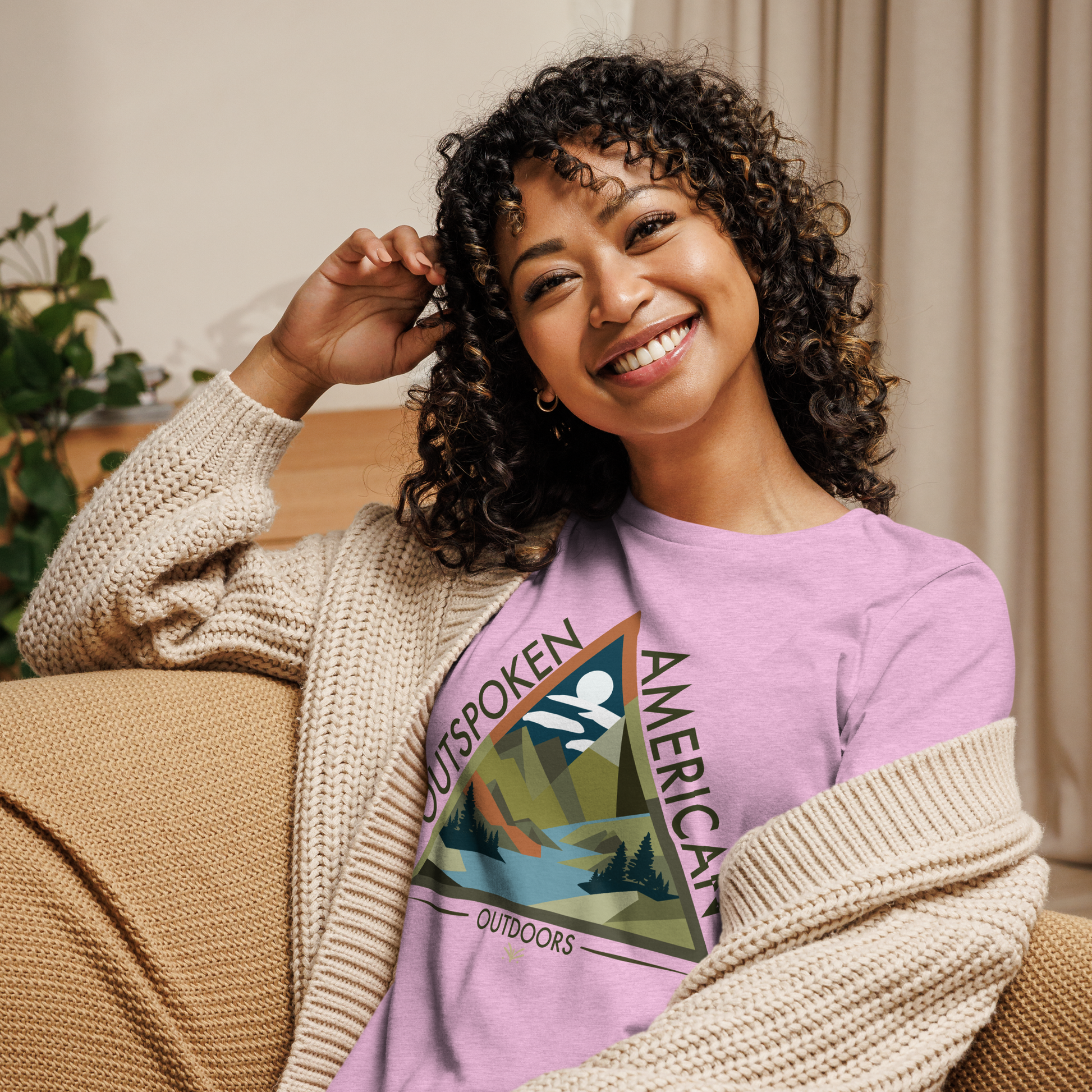 Outspoken American Outdoors (ROME Design) Women's Tee